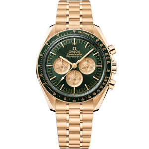 OMEGA Speedmaster Moonwatch Professional Green Dial Moonshine™ Gold Bracelet 42 mm 310.60.42.50.10.002