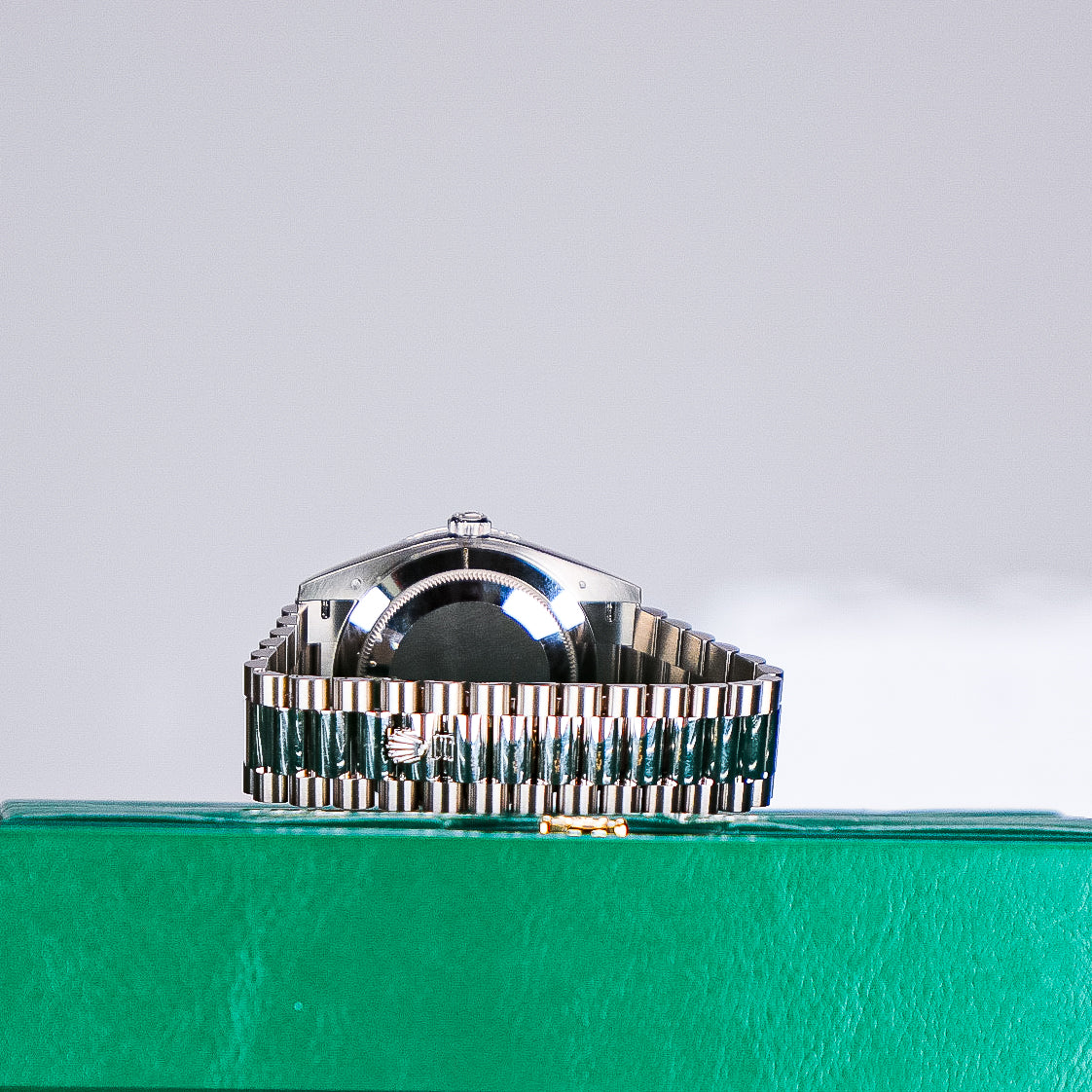 Rolex Day-Date 40 40 mm Paved With Diamonds And Sapphires Dial Platinum President Bracelet 228396tbr-0021 - WATCHXNYC