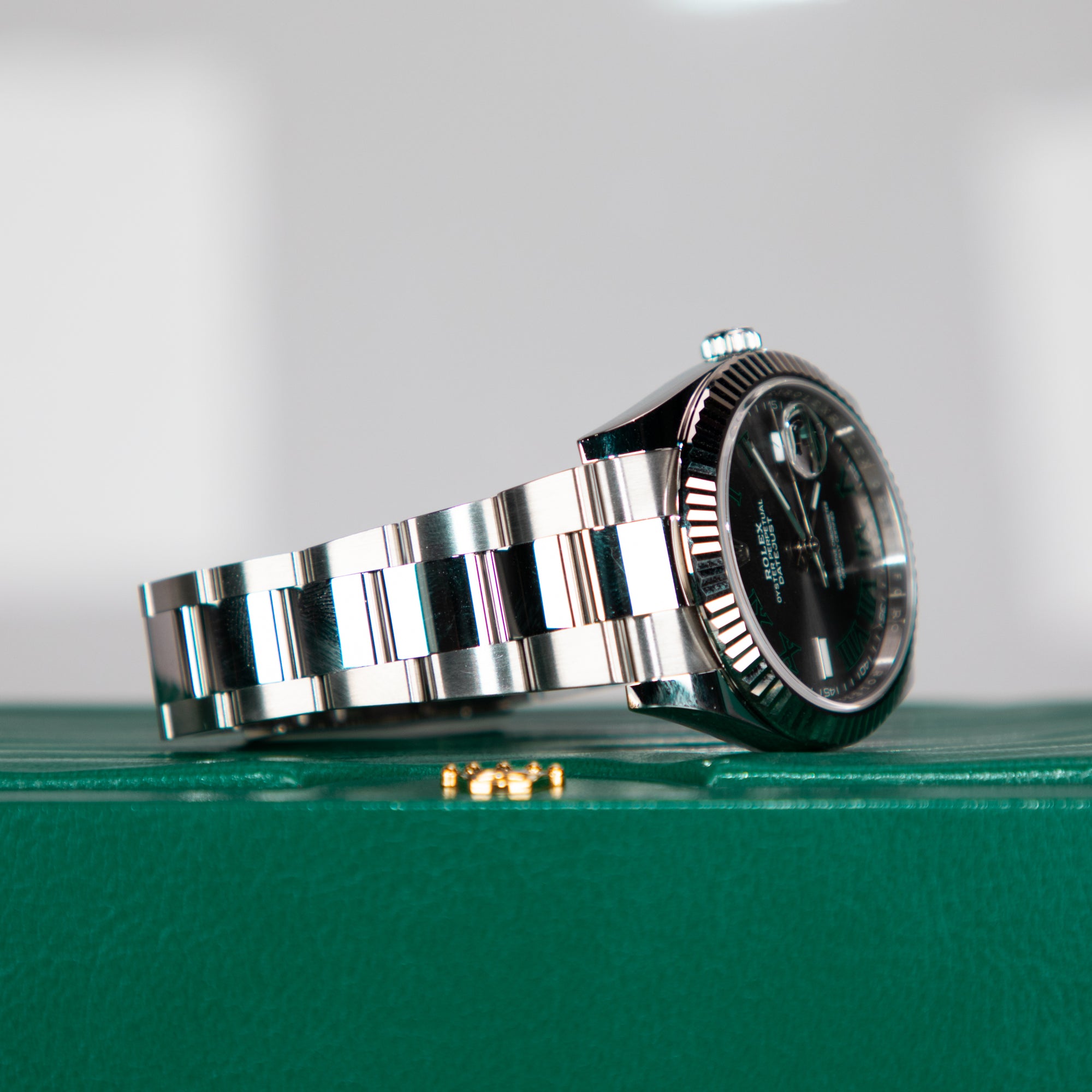 Rolex Wimbledon Datejust Stainless Steel 41mm Oyster Perpetual 126300 - WATCHXNYC