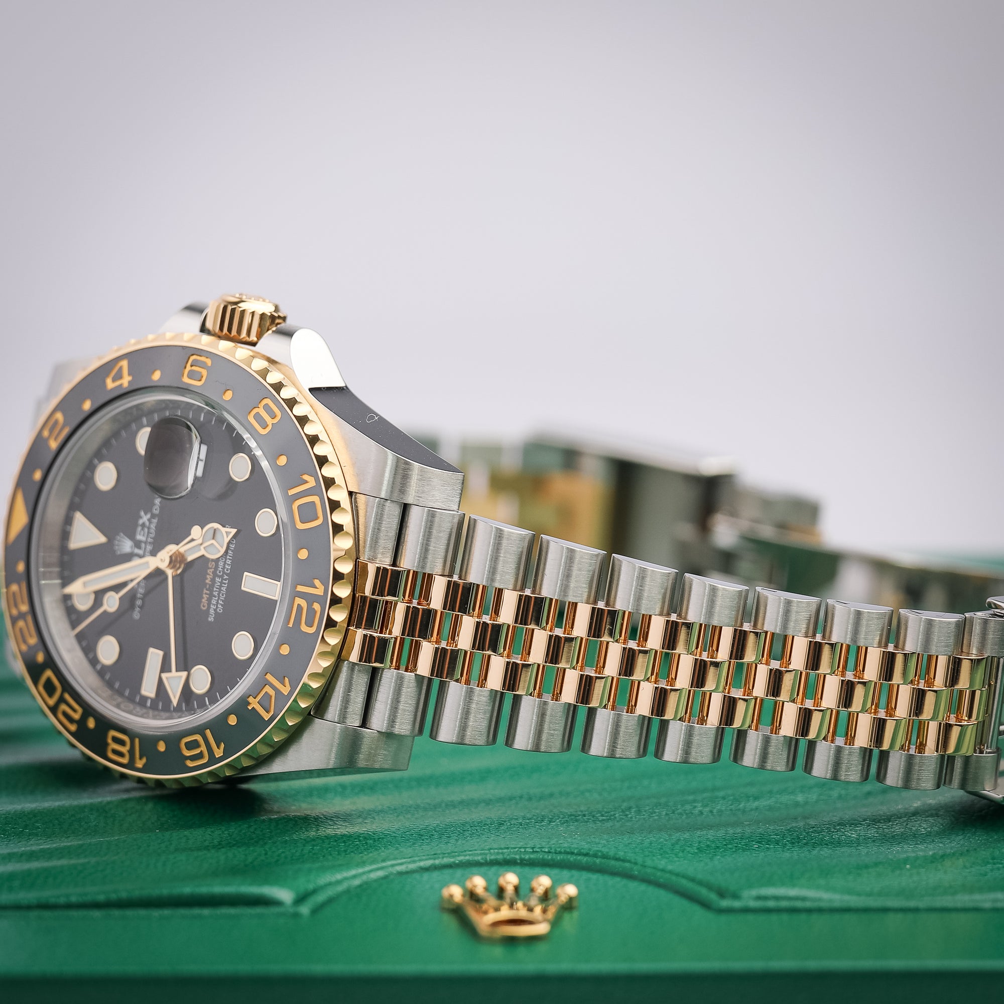 Rolex Black GMT Master || Jubilee TT 126713GRNR - WATCHXNYC