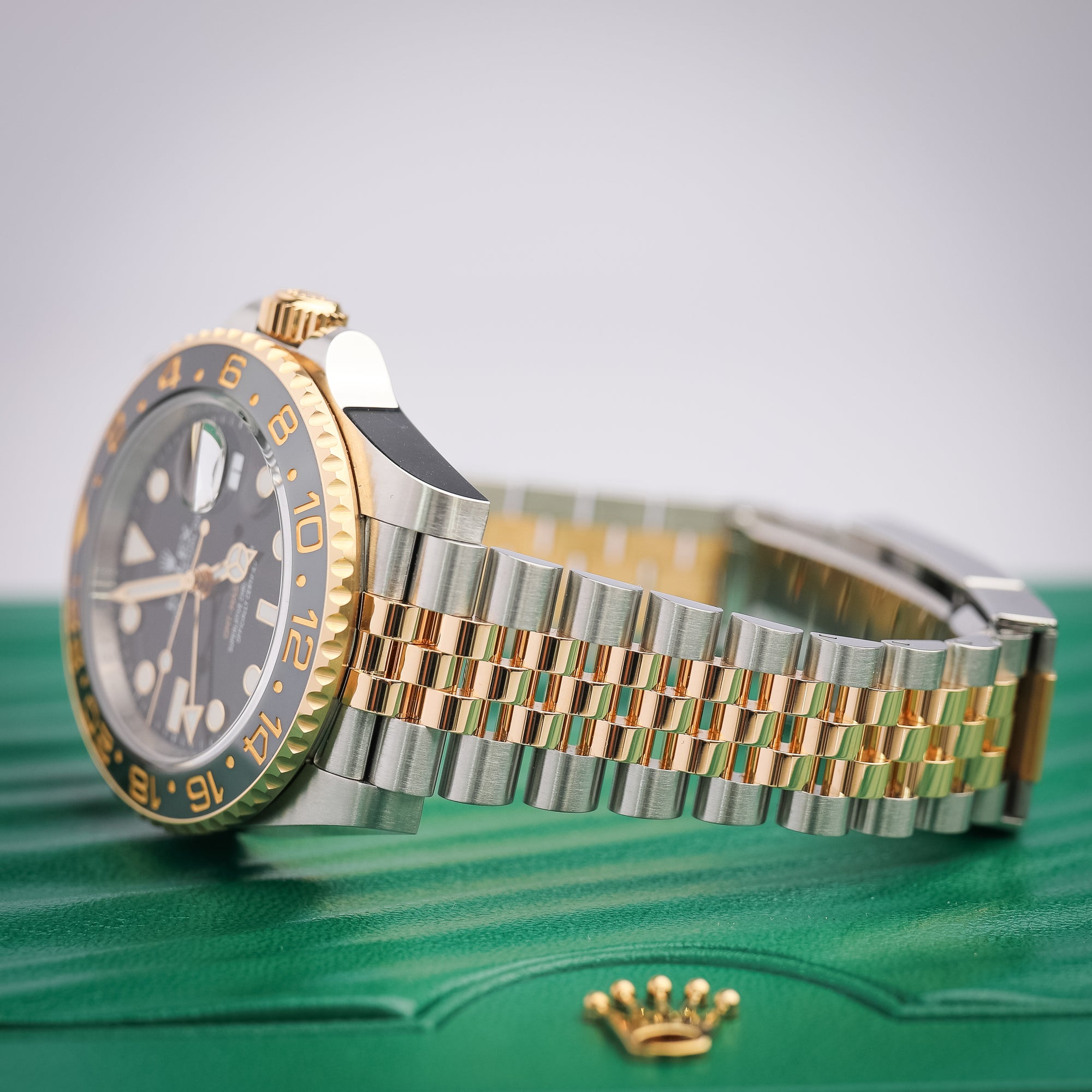 Rolex Black GMT Master || Jubilee TT 126713GRNR - WATCHXNYC
