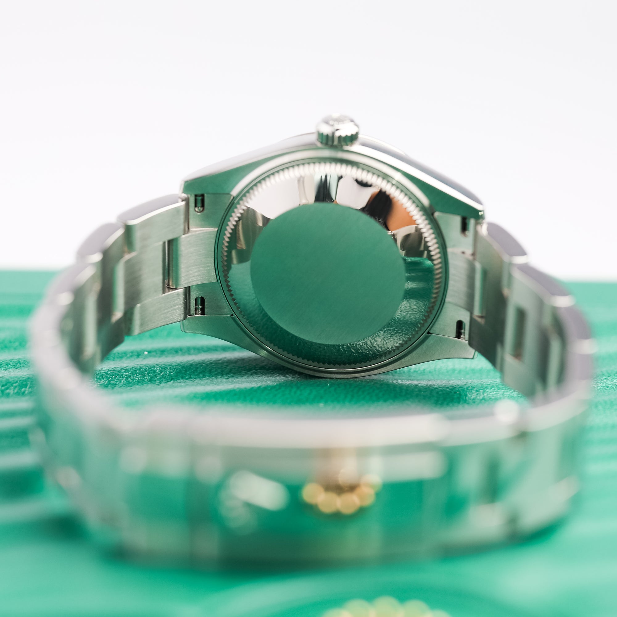 ROLEX DATEJUST 31 MM BRIGHT BLUE DIAL OYSTERSTEEL OYSTER BRACELET 278240 - WATCHXNYC