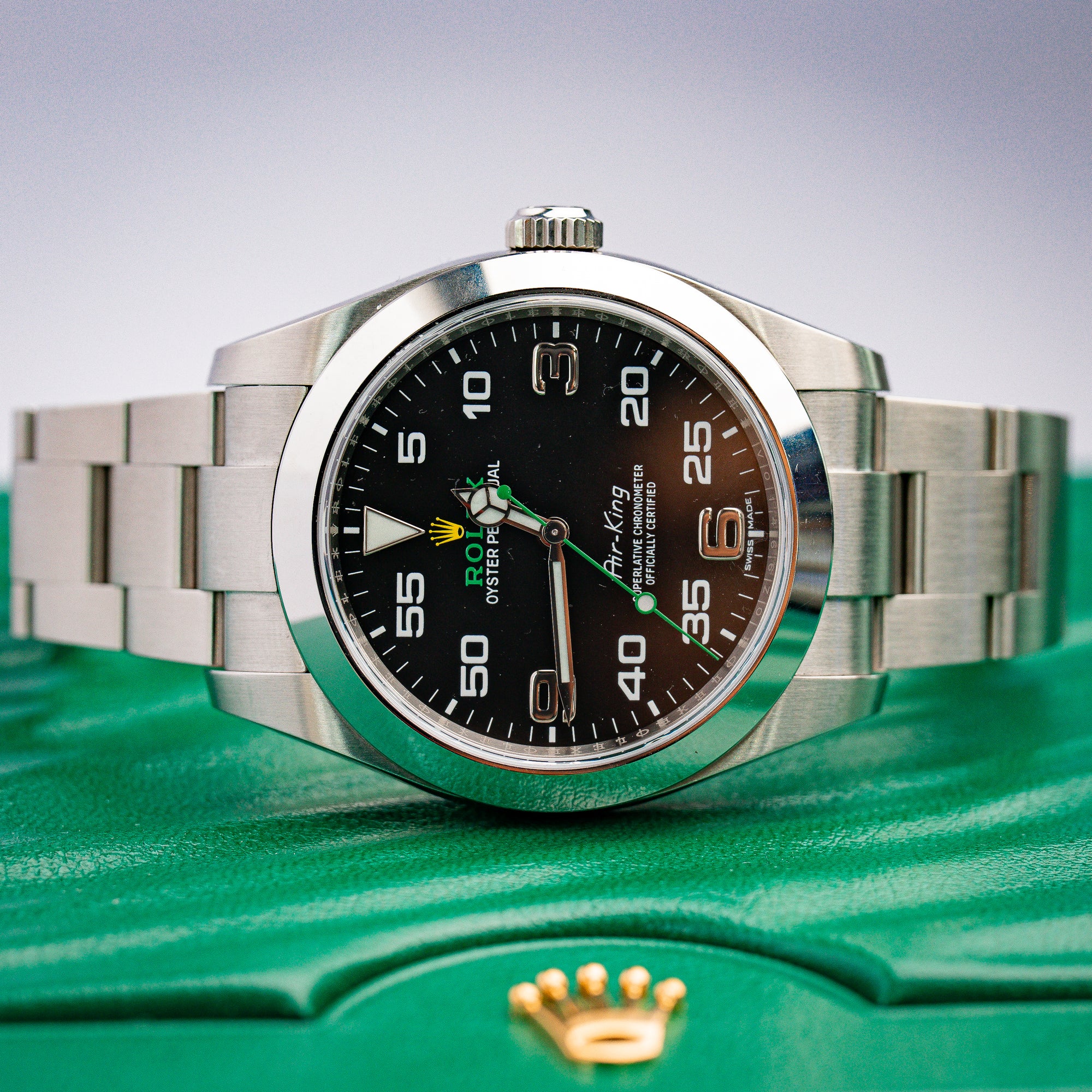 Rolex Airking 40mm Stainless Steel 126900 - WATCHXNYC