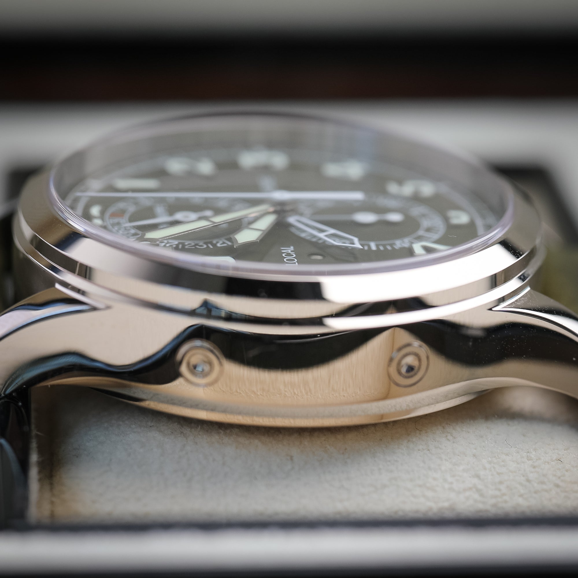 Patek Philippe Complications Calatrava Green Dial White Gold Case Green Strap 42 mm 5924G-010 - WATCHXNYC