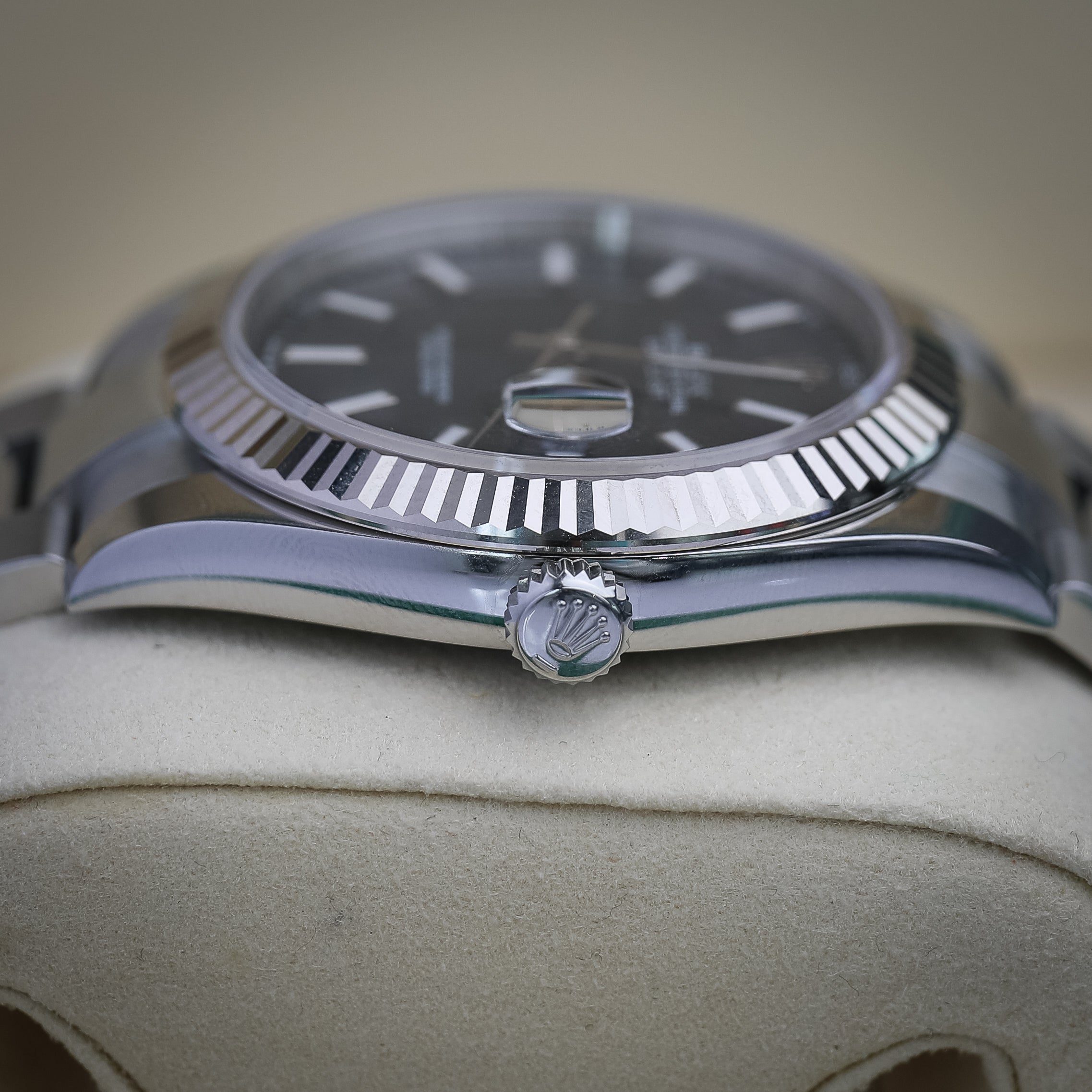 2025 Rolex Datejust 41 mm Bright blue Dial White Rolesor Oyster bracel