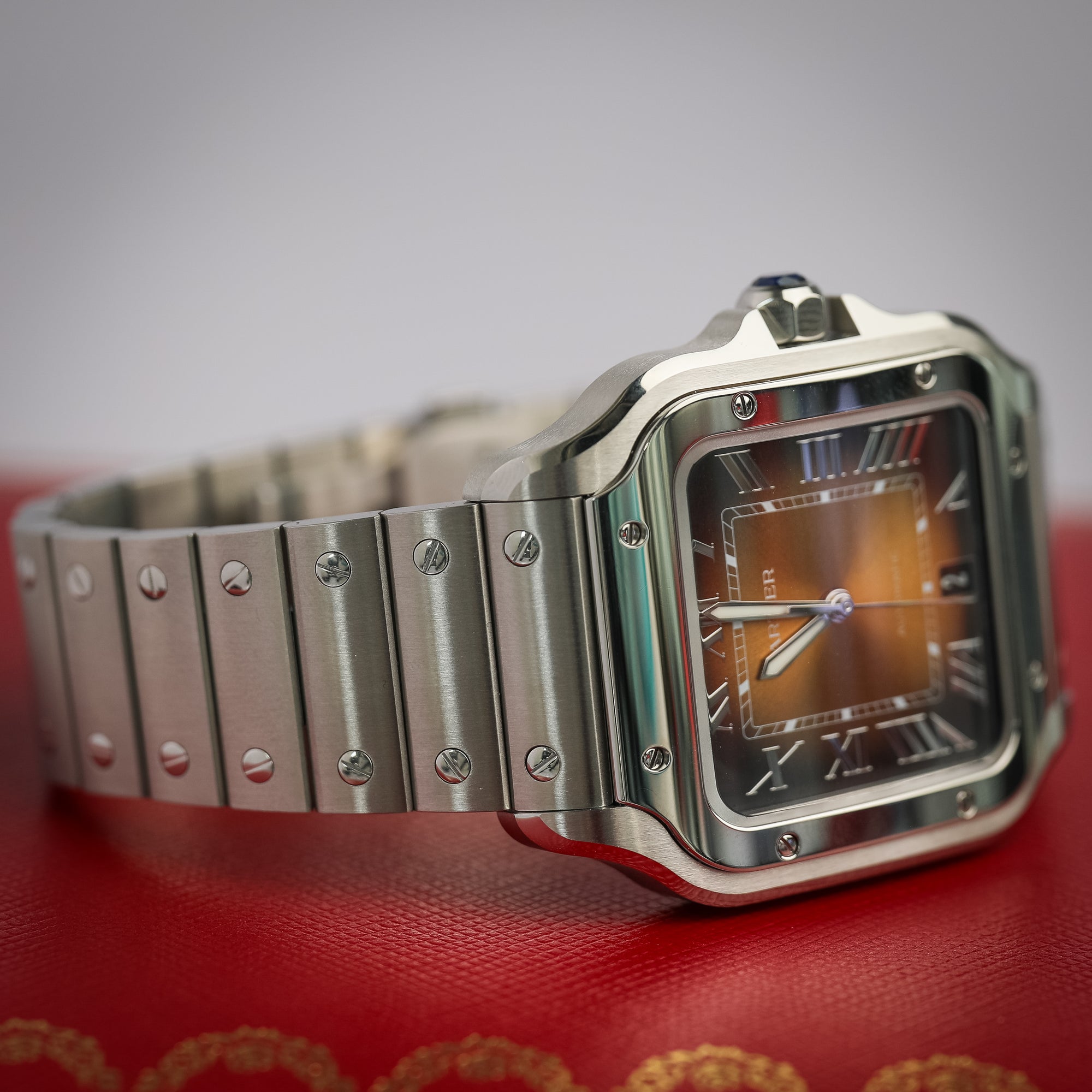 Cartier Santos Brown Dial WSSA0064