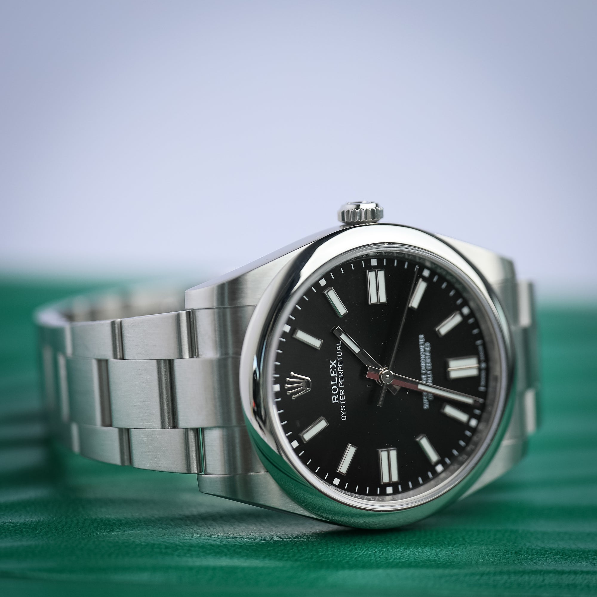 Rolex Oyster Perpetual 41mm Black Dial Oystersteel 124300 - WATCHXNYC