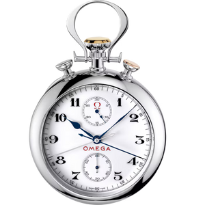 Omega Specialities Olympic Pocket Watch 1932 White Dial White Gold 70 mm 5110.20.00
