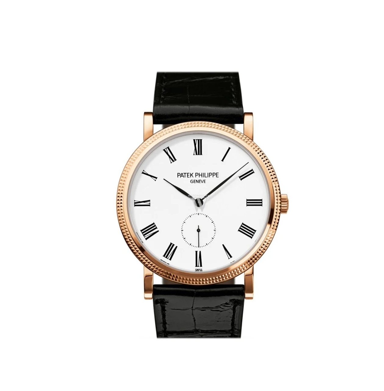 Patek Philippe 5119R-001 Calatrava 36mm White Dial Rose Gold - WATCHXNYC
