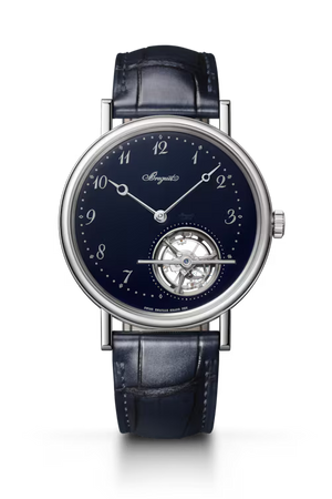 Breguet Classique Tourbillon Extra-Plat 5367 Blue Dial Platinum Blue Alligator Leather Strap 41 mm 5367PT/2Y/9WU