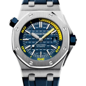 Audemars Piguet Royal Oak Offshore 42mm Blue & Stainless Steel Dial Blue Strap 15710ST.OO.A027CA.01