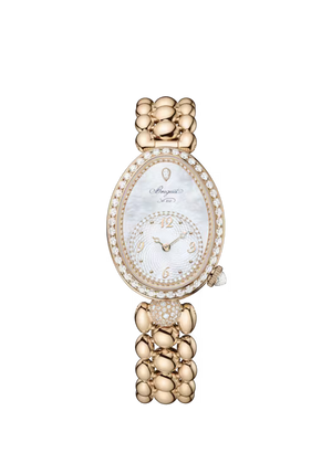 Breguet Reine de Naples 8925 White Mother-of-Pearl Dial 18K Breguet Gold Bracelet 8925BH/5W/J40 D0