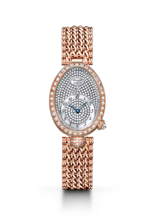 Breguet Reine de Naples 8928 White Mother of Pearl Dial 18K Rose Gold Bracelet 8928BR/8D/J20 DD00