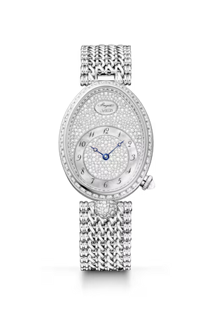 Breguet Reine de Naples 8938 White Mother-of-Pearl Dial 18K White Gold Bracelet  8938BB/8D/J20 D0
