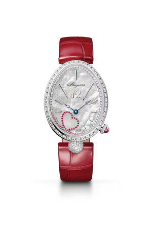 Breguet Reine de Naples Natural White Mother-of-Pearl Dial 18K White Gold  9915 9915BB/58/964 D0