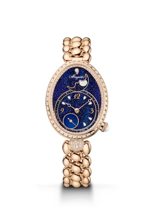 Breguet Reine de Naples Phase de Lune 9935 Blue Dial 18K Breguet Gold Bracelet 9935BH/4Y/J40 D0