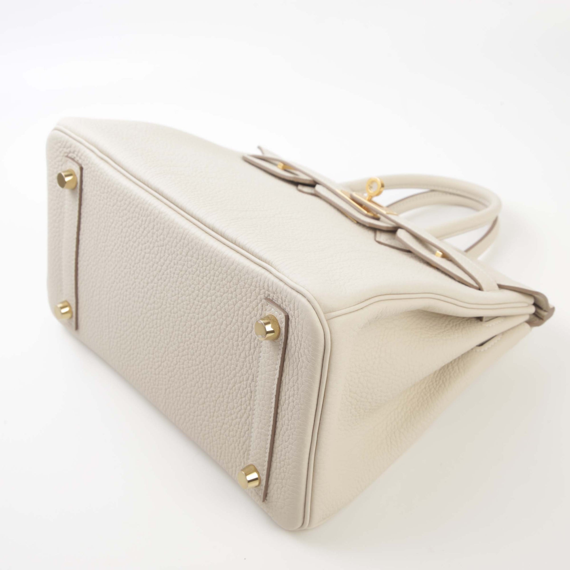 HERMES Birkin 25 Togo Craie Gold Hardware - WATCHXNYC