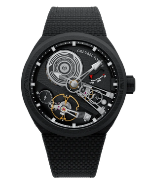 Greubel Forsey Balancier Convexe S² Grey Dial Carbon Black Rubber Strap 41.50 mm