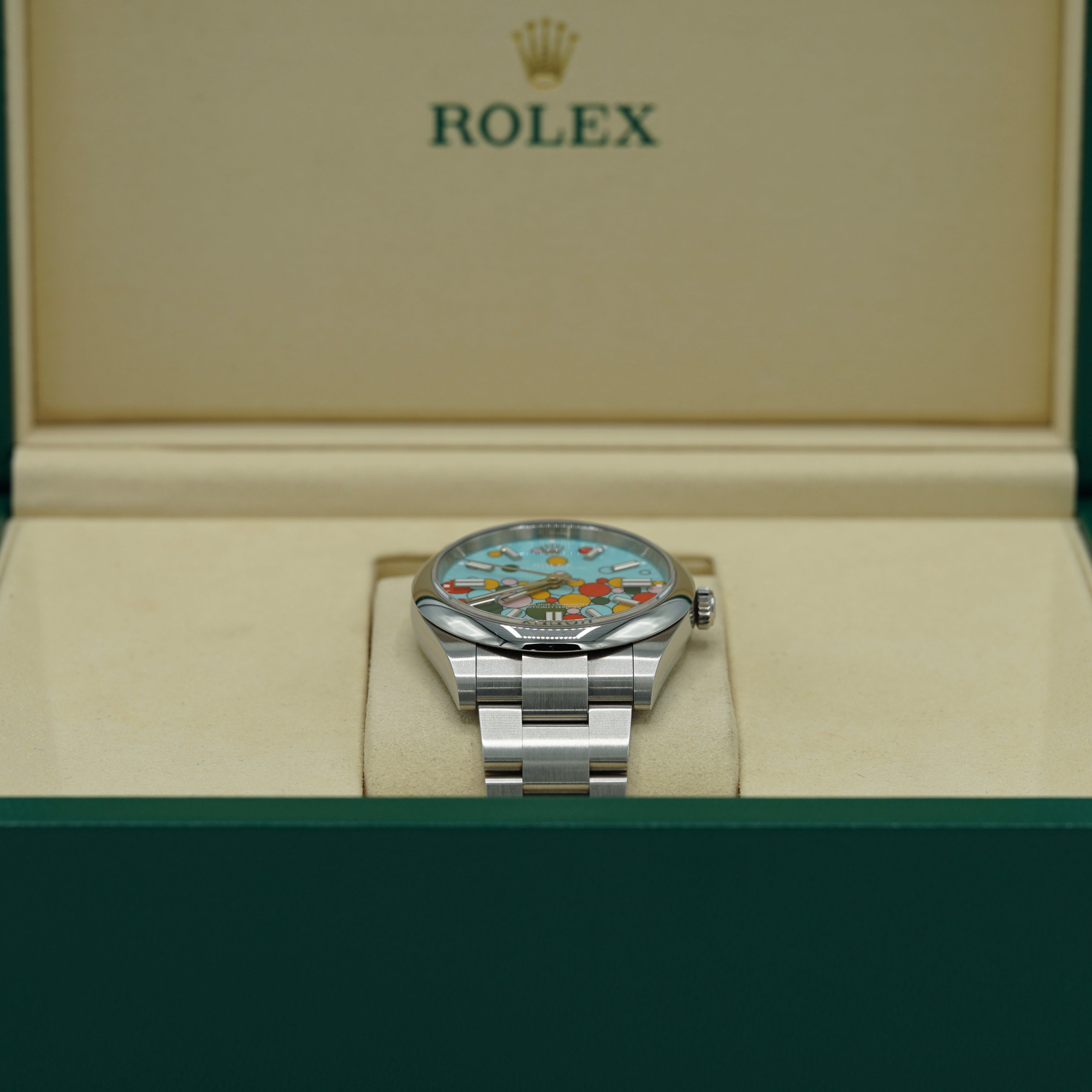 Rolex Oyster Perpetual 41 mm Celebration Dial Oystersteel Oyster