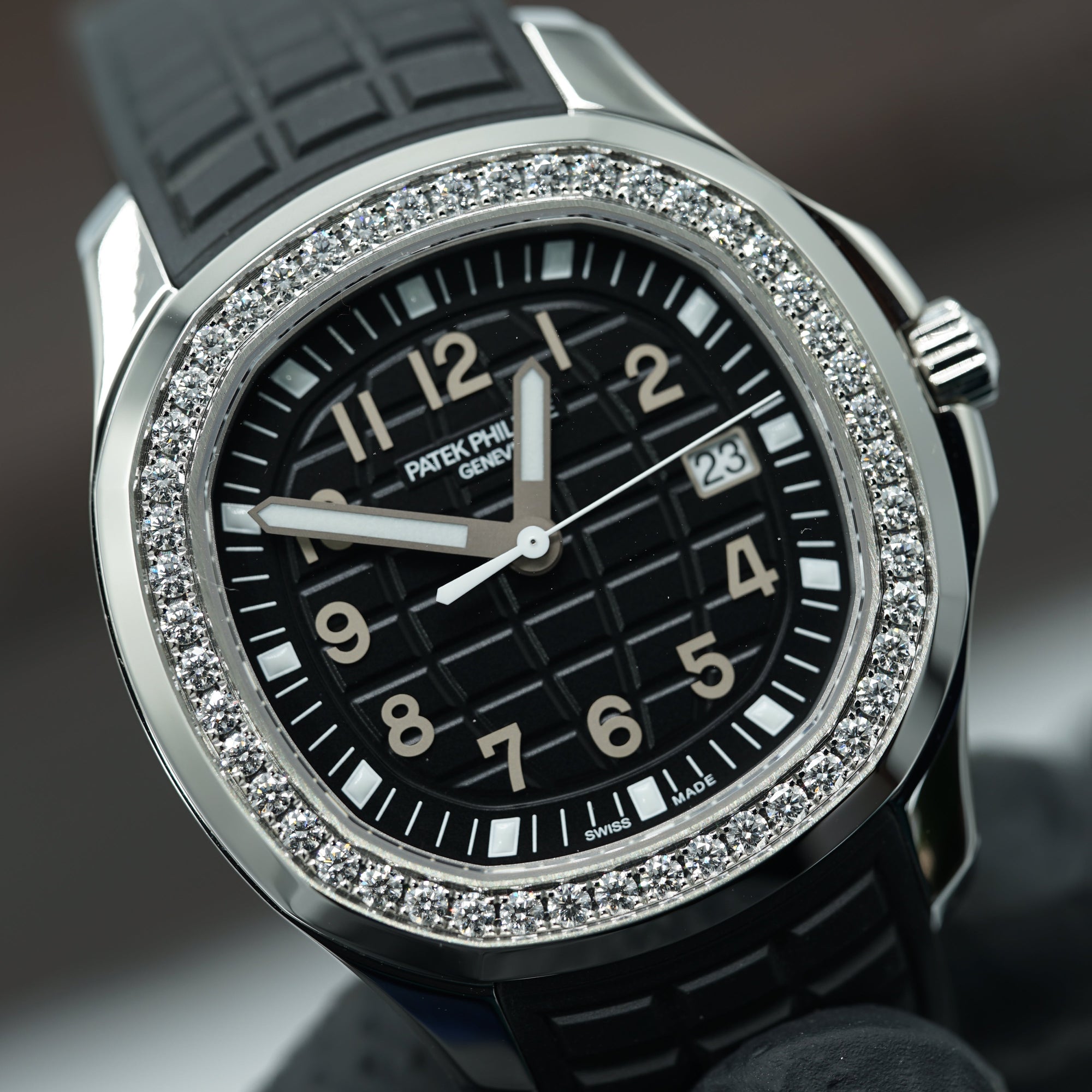 Patek Philippe 5267/200A-001 Aquanaut 38.8mm Black Dial Stainless Steel - WATCHXNYC