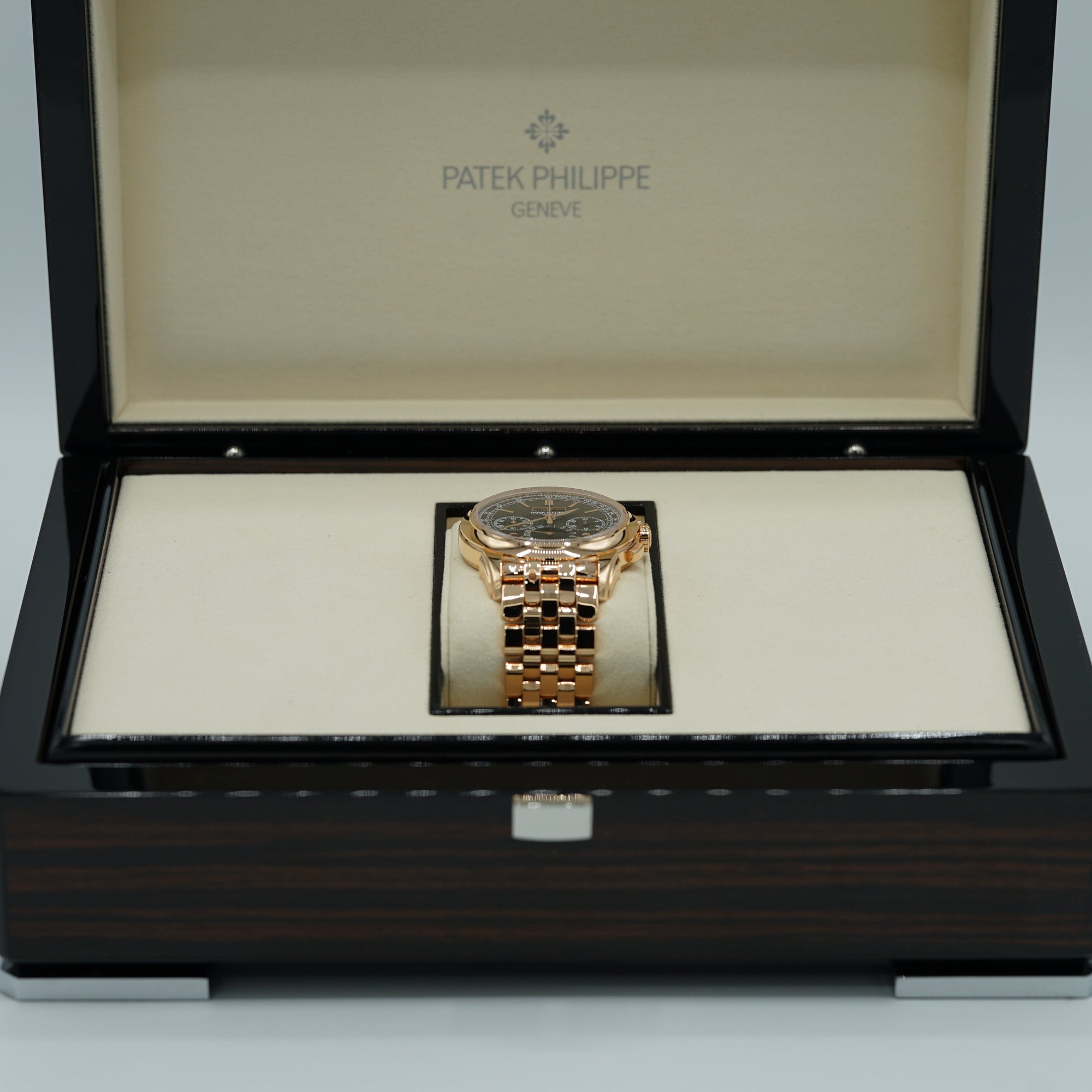 Patek Philippe Grand Complications 41 mm Black Dial 18k Rose Gold Bracelet 5270/1R-001 - WATCHXNYC