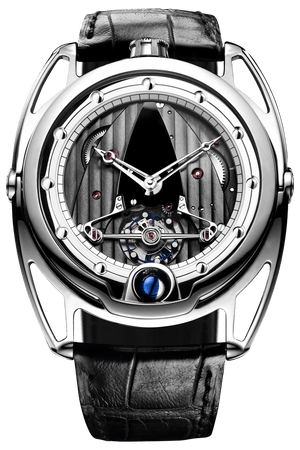 De Bethune DB28 Classic 42.6 mm Titanium Black Dial Black Leather Strap DB28TIS8C6PN / S