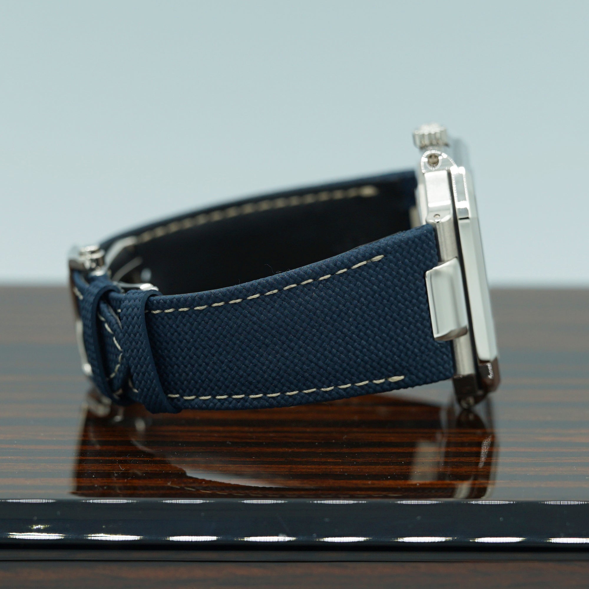 Patek Philippe Cubitus 45mm Sunburst Blue Dial Platinum 5822P-001 - WATCHXNYC