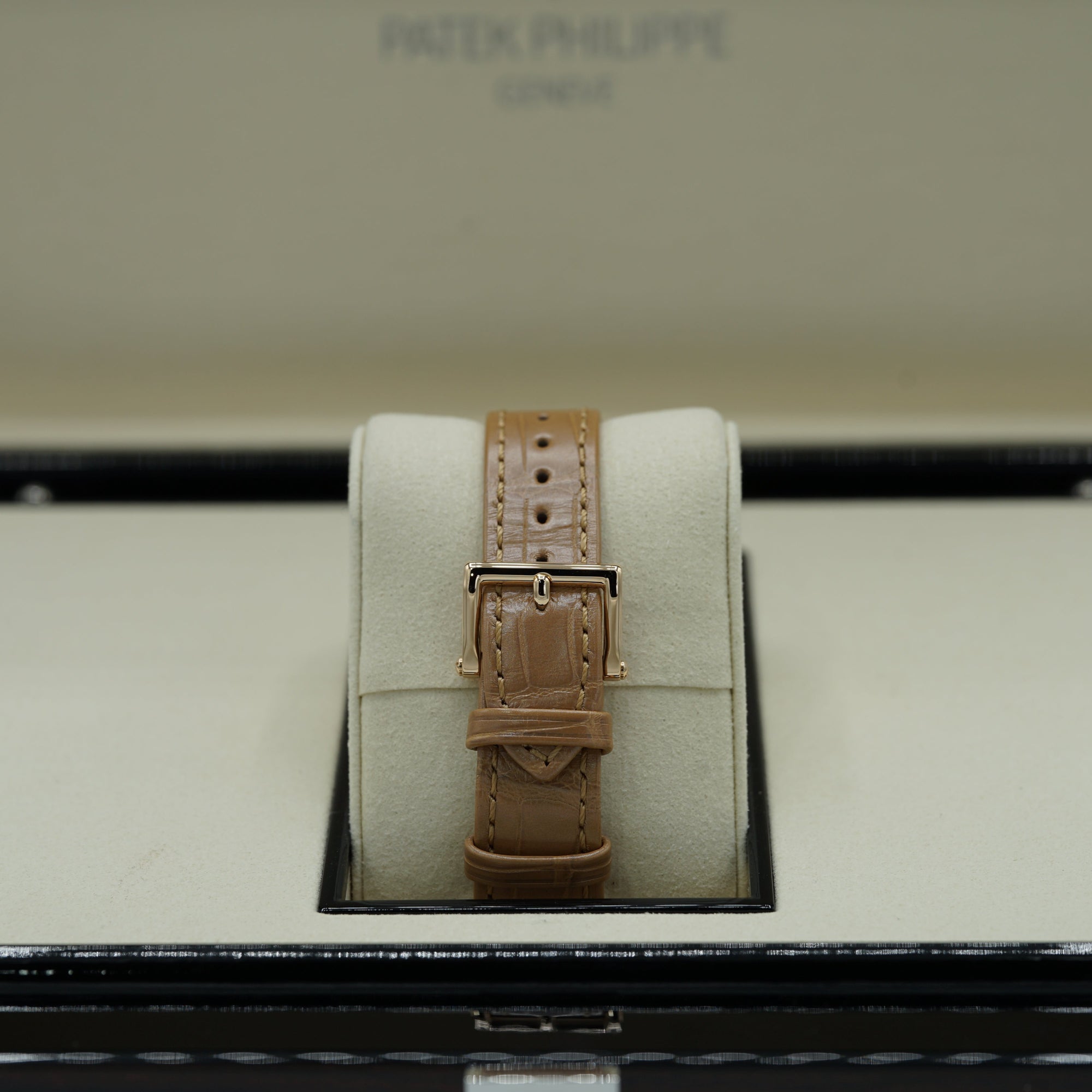 Patek Philippe Calatrava 34.6 mm Silver Dial 18K Rose Gold   Leather Strap 7200R-001 - WATCHXNYC
