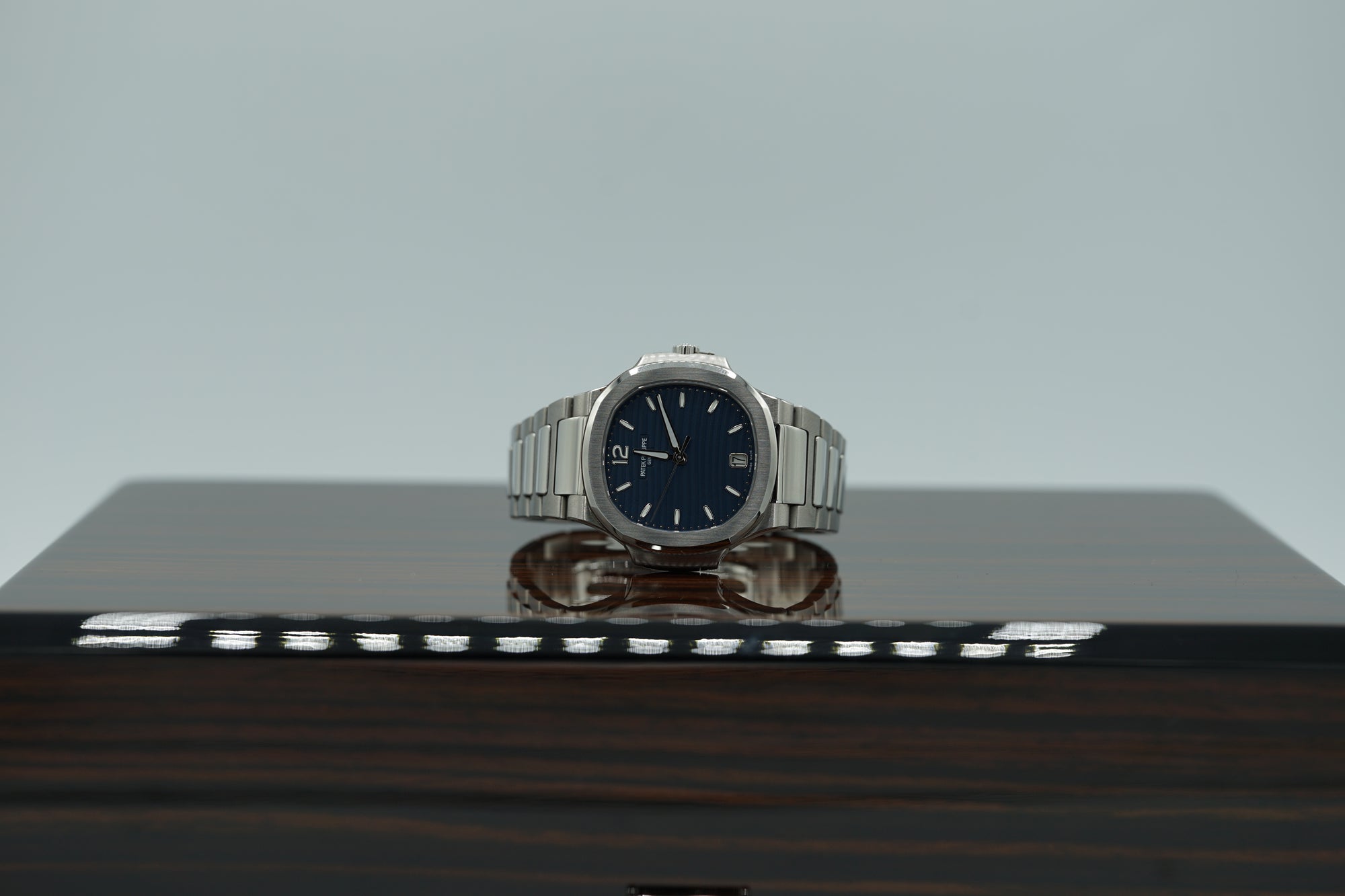 Patek Philippe Nautilus 35.2 mm Blue Dial Stainless Steel Bracelet 7118/1A-001 - WATCHXNYC