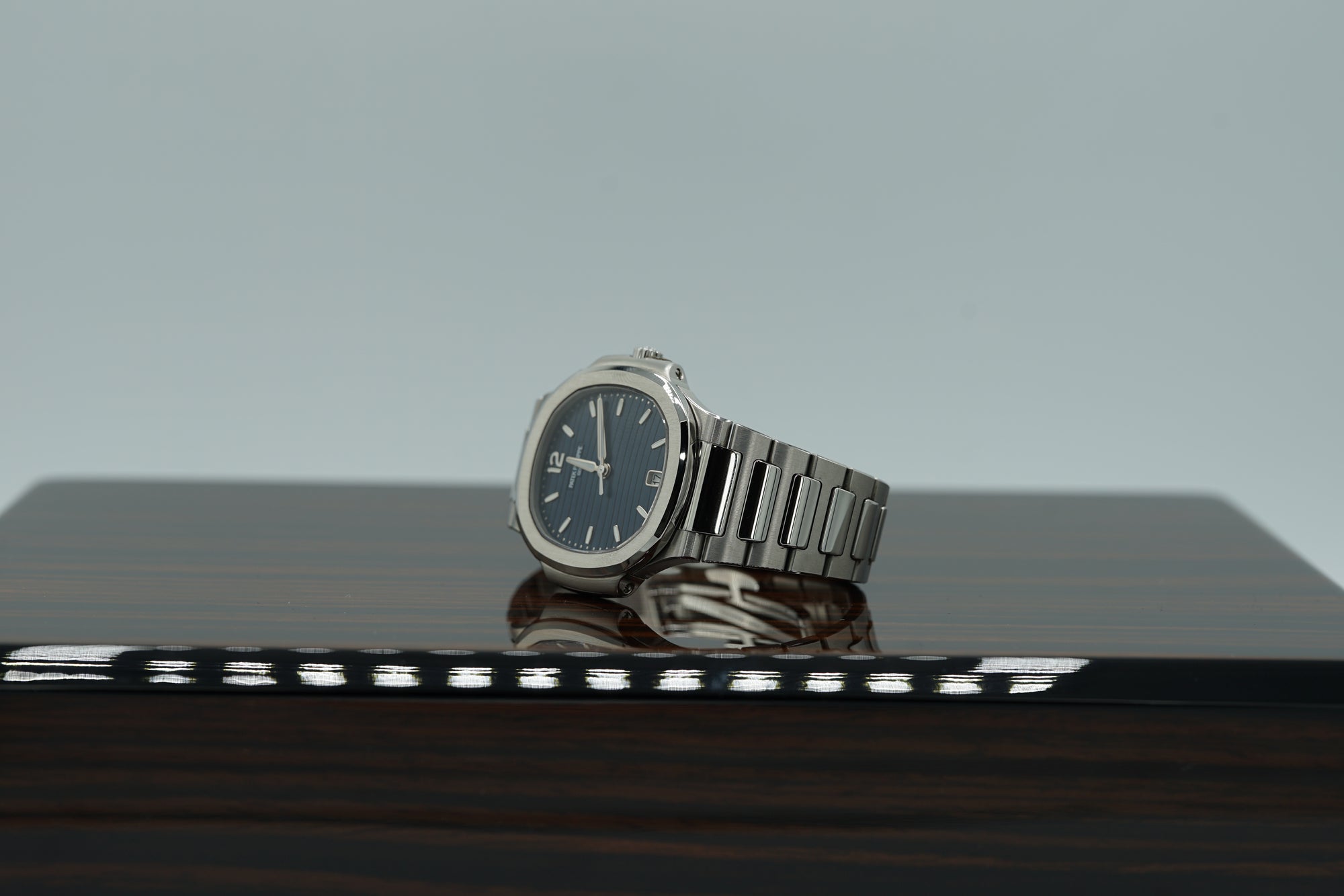 Patek Philippe Nautilus 35.2 mm Blue Dial Stainless Steel Bracelet 7118/1A-001 - WATCHXNYC