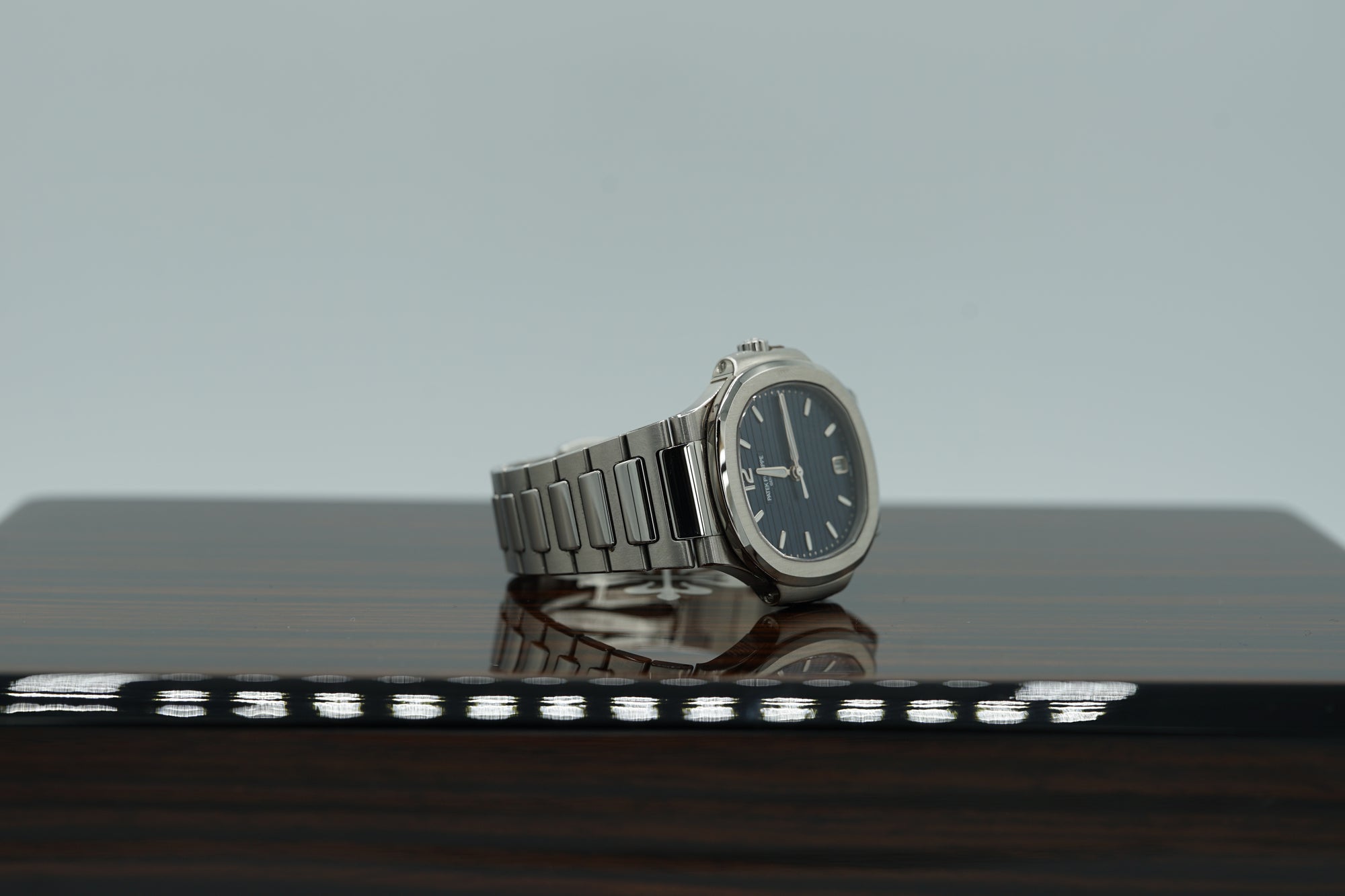 Patek Philippe Nautilus 35.2 mm Blue Dial Stainless Steel Bracelet 7118/1A-001 - WATCHXNYC