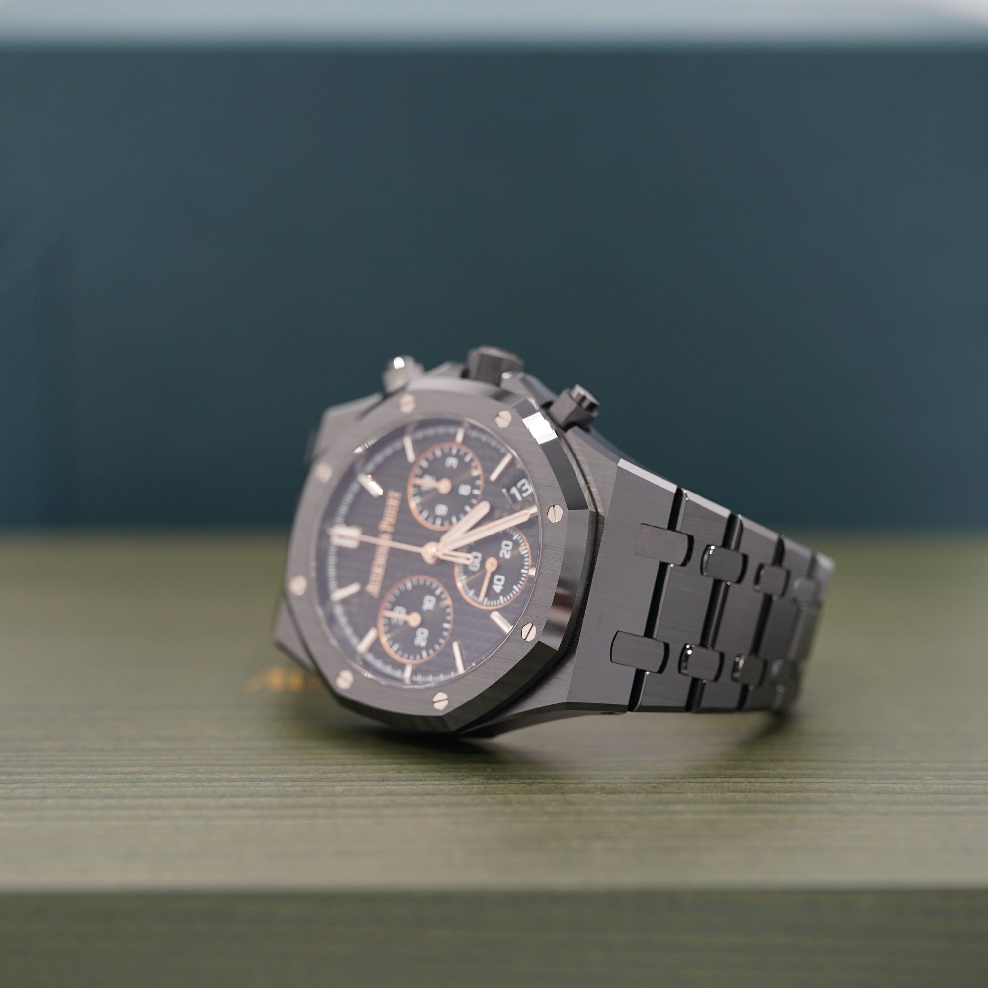 Audemars Piguet Royal Oak Selfwinding Chronograph 41 mm Black  Dial Ceramic Bracelet 26240CE.OO.1225CE.02 - WATCHXNYC