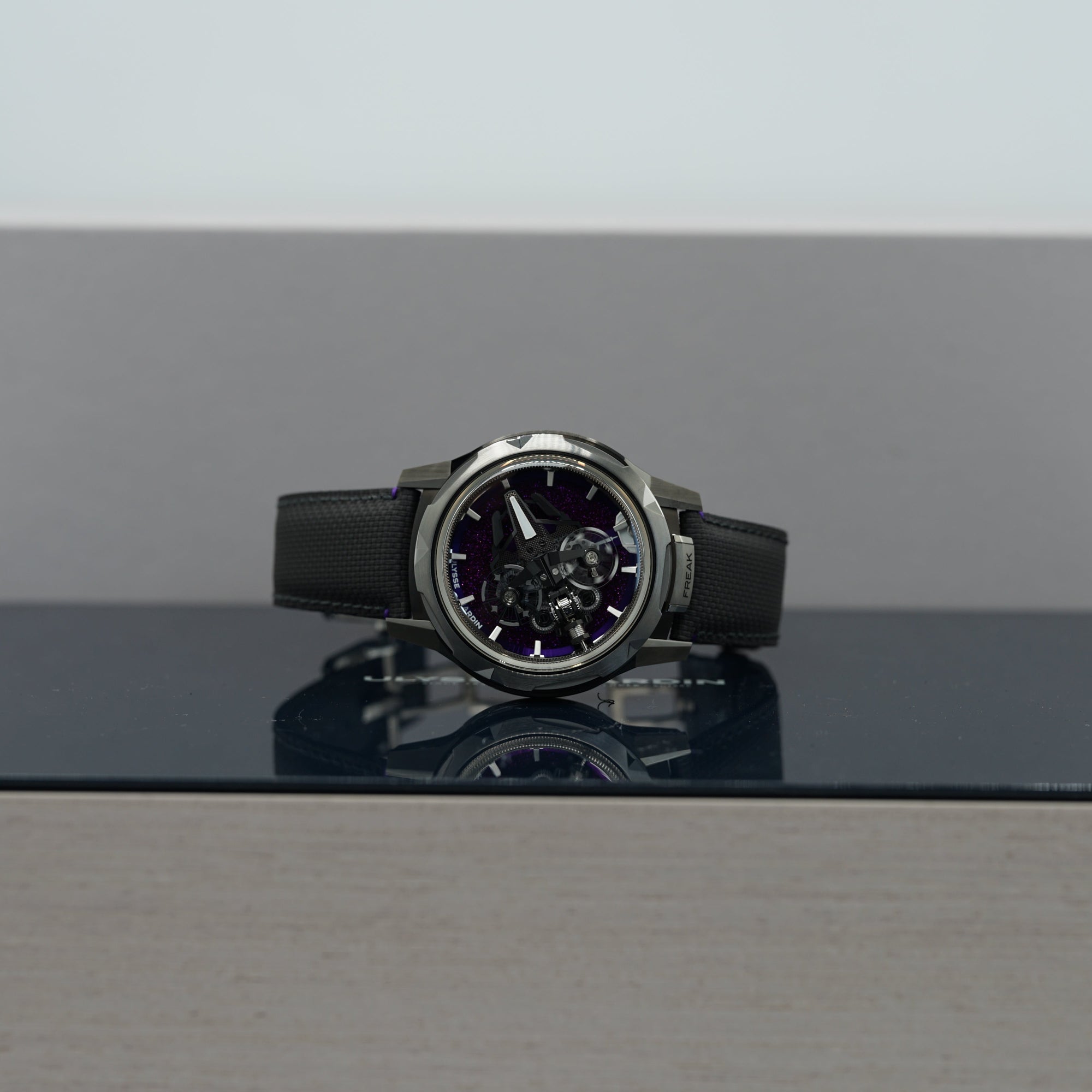 Ulysse Nardin Freak S WOS Centenary Exclusive 45 mm Crystalium Purple Dial Textured Rubber Strap 2513-500LE-7A-WOS/3A - WATCHXNYC