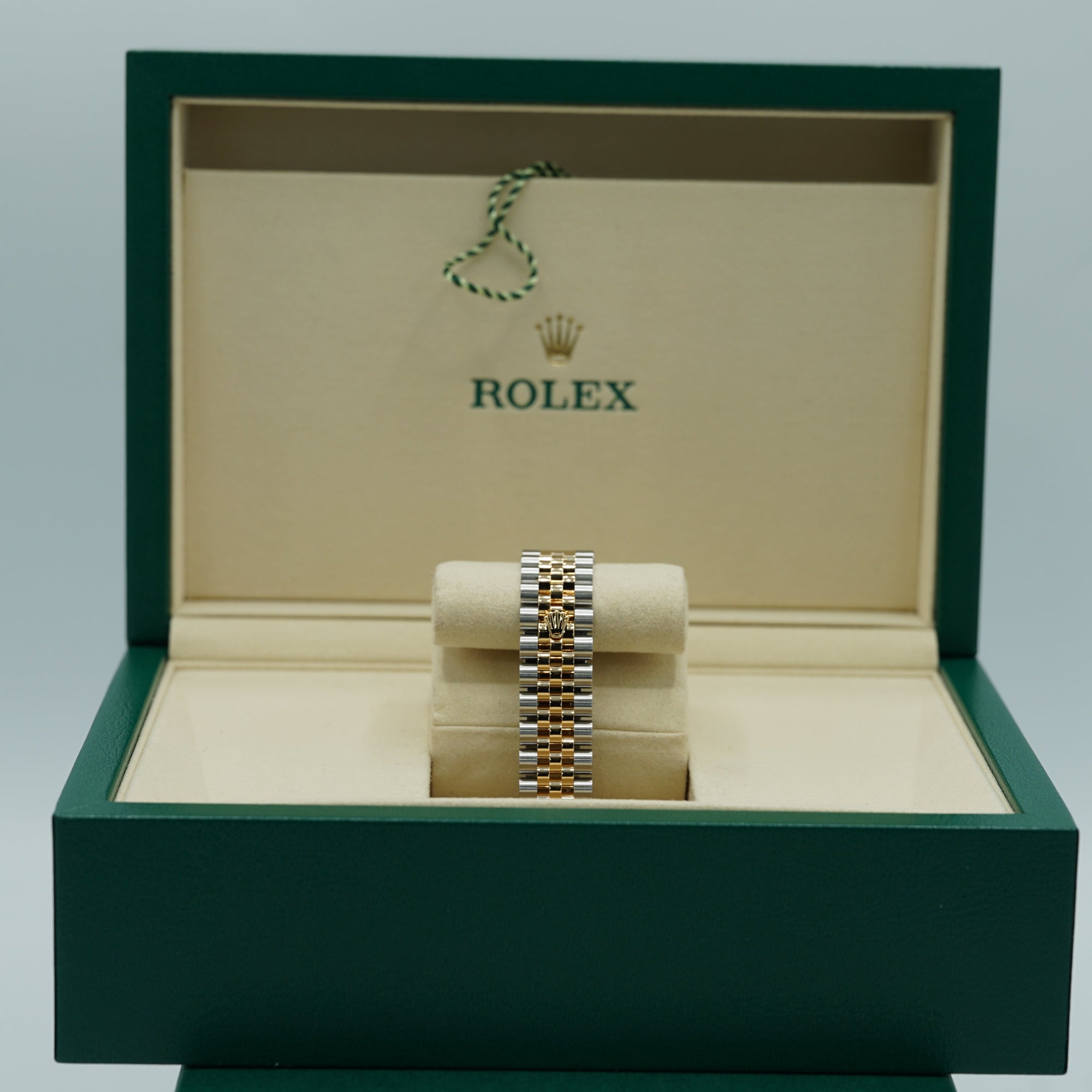 Rolex Datejust 31mm Dark Grey Set With Diamonds Dial Oystersteel and 18k Yellow Gold Jubilee Bracelet 278273-0022 - WATCHXNYC