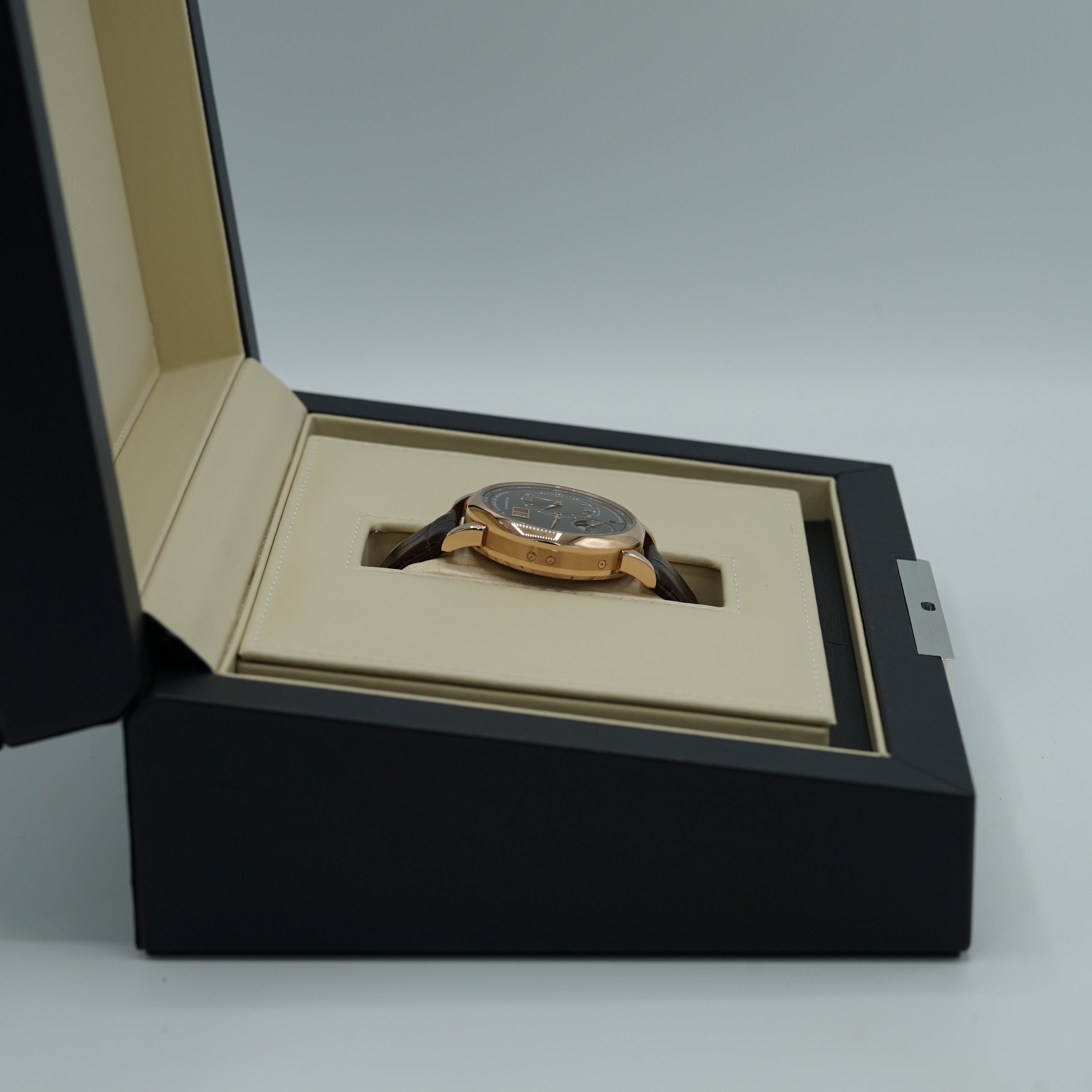 A. Lange & Sohne LANGE 1 PERPETUAL CALENDAR 41.9 mm Grey Dial 18K Pink