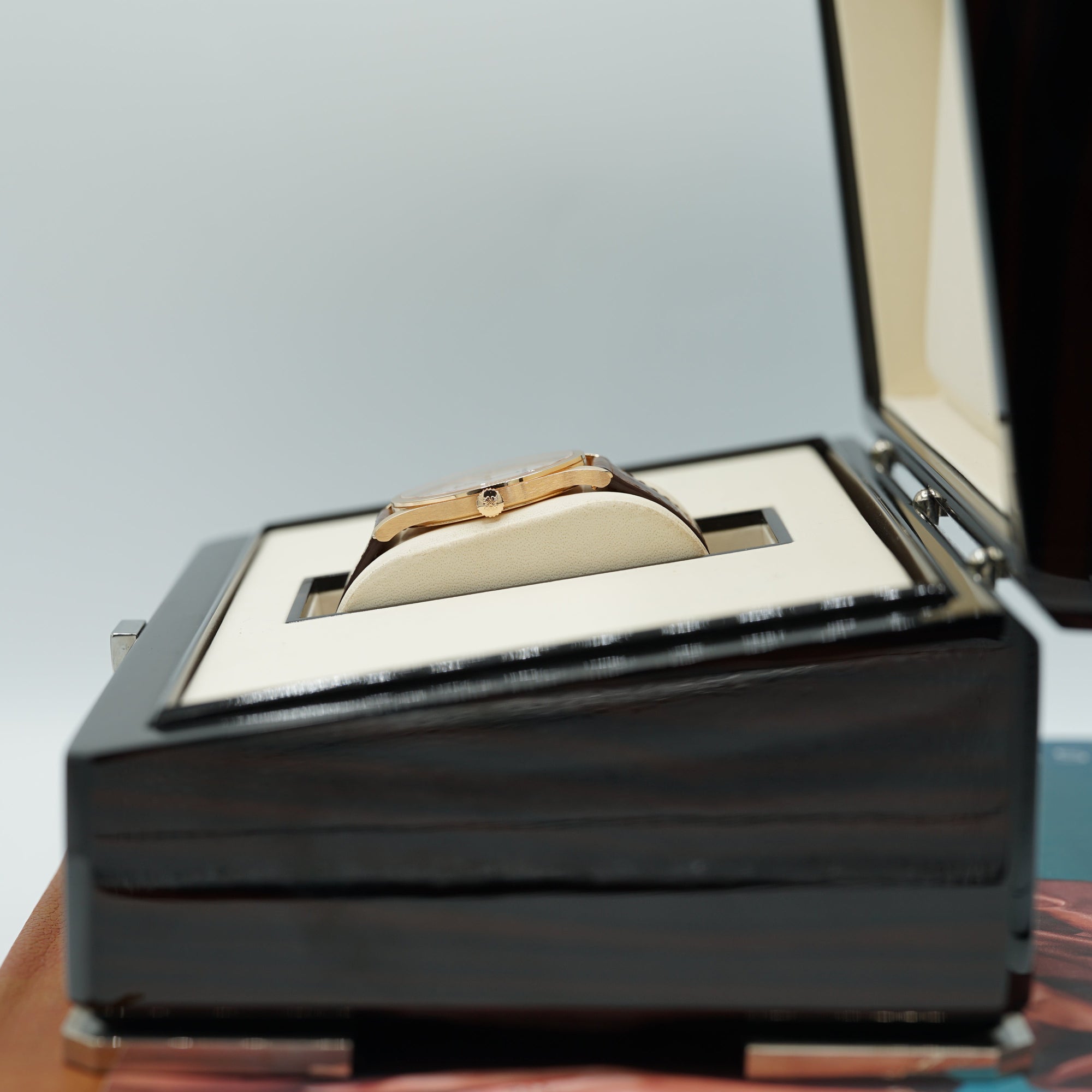 Patek Philippe Calatrava 37mm Silver Dial Rose Gold 5196R-001 - WATCHXNYC