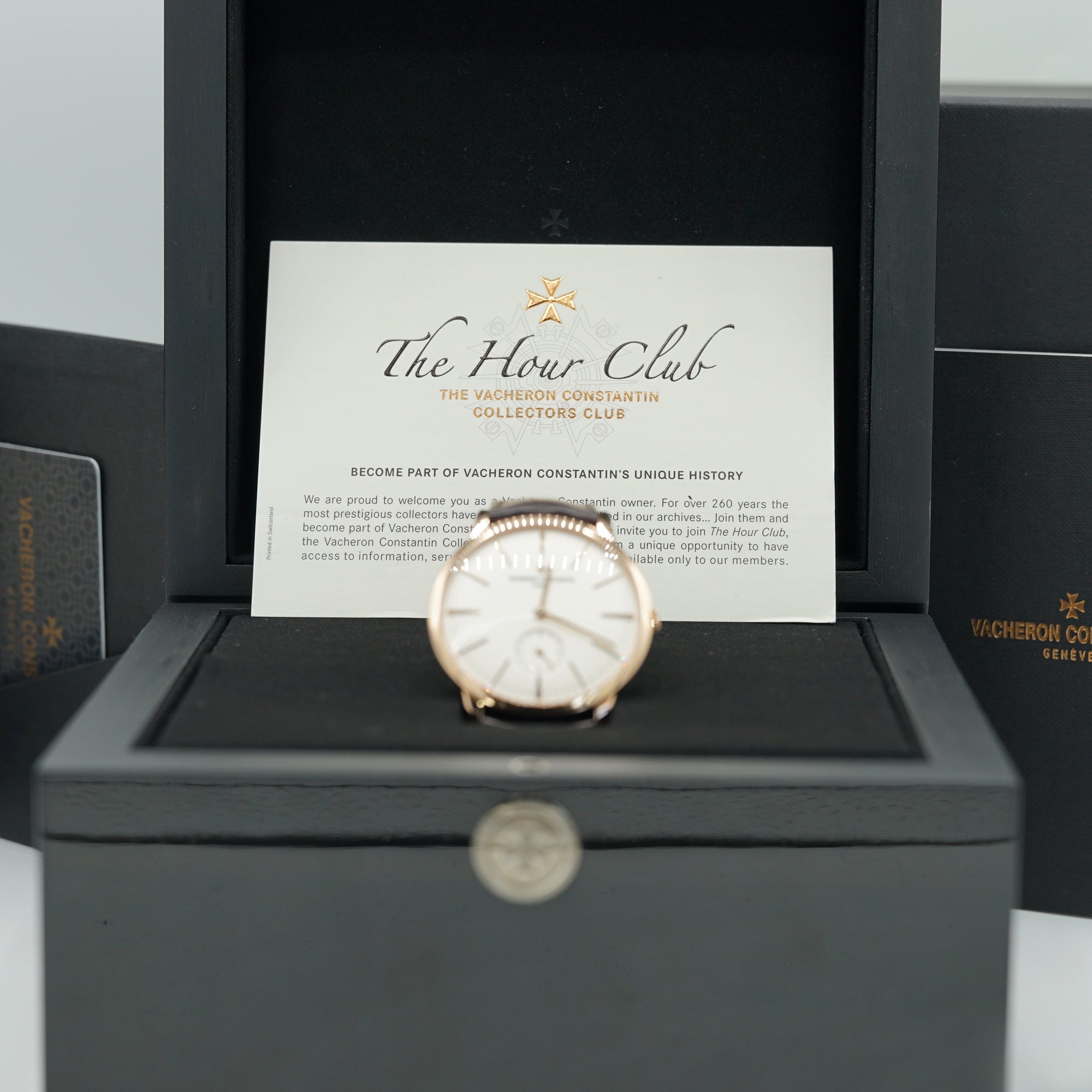Vacheron Constantin Patrimony manual-winding 42 mm Silver Dial 18K Pink Gold   Leather Strap 1110U/000R-B085 - WATCHXNYC