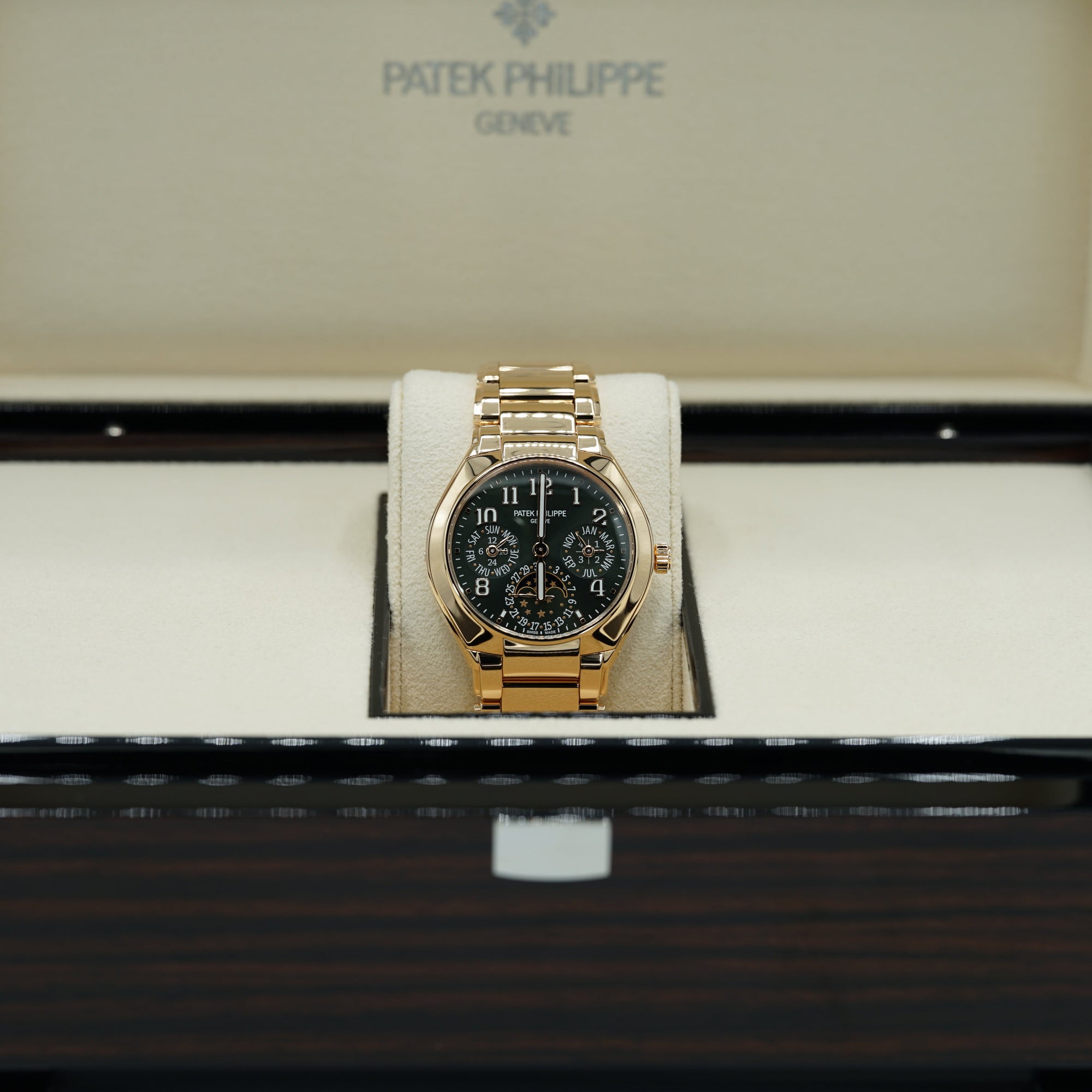 Patek Philippe Twenty~4 36mm Olive Green Dial Rose Gold 7340-1R-010 - WATCHXNYC