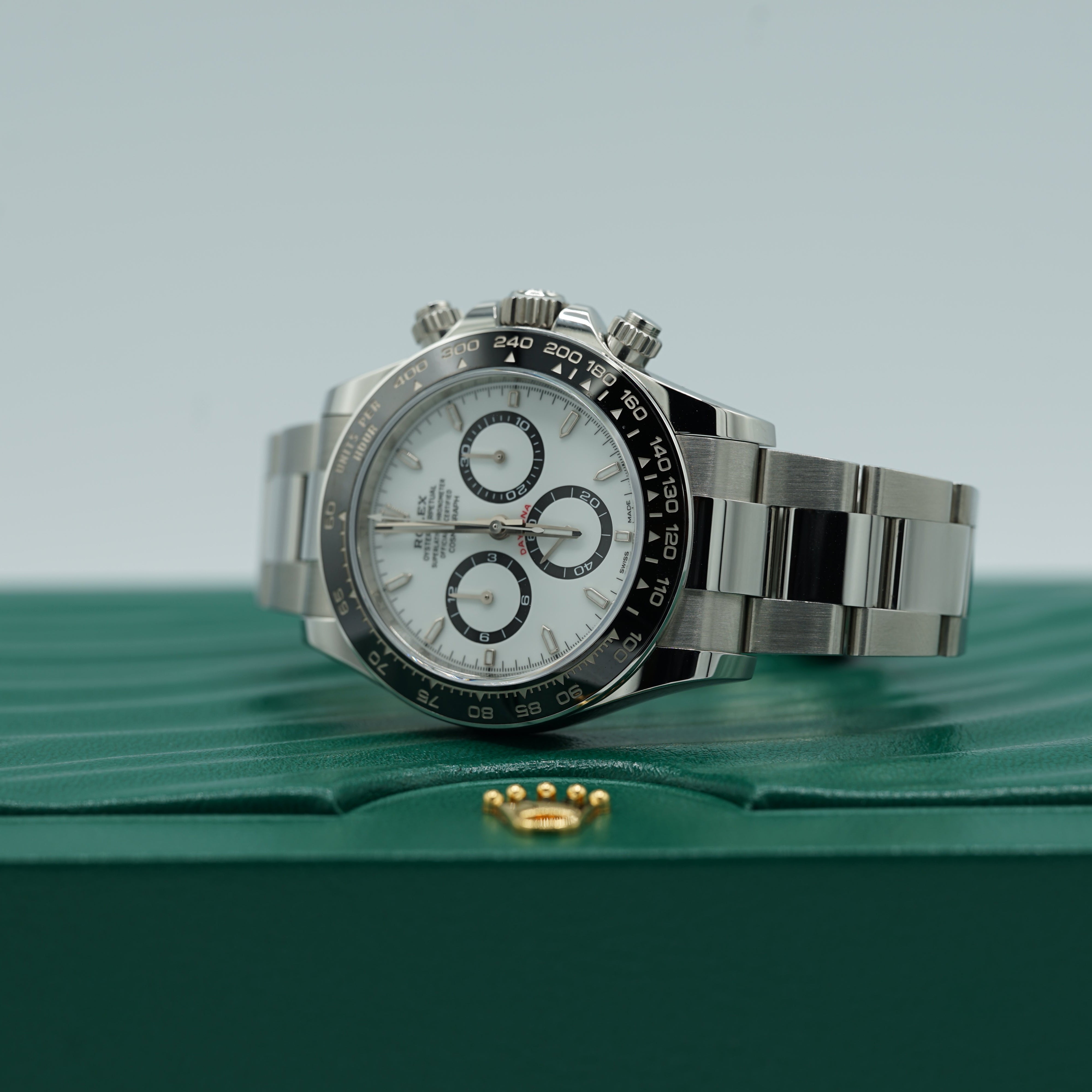 Rolex Daytona 40mm White Dial Stainless Steel Oyster Bracelet