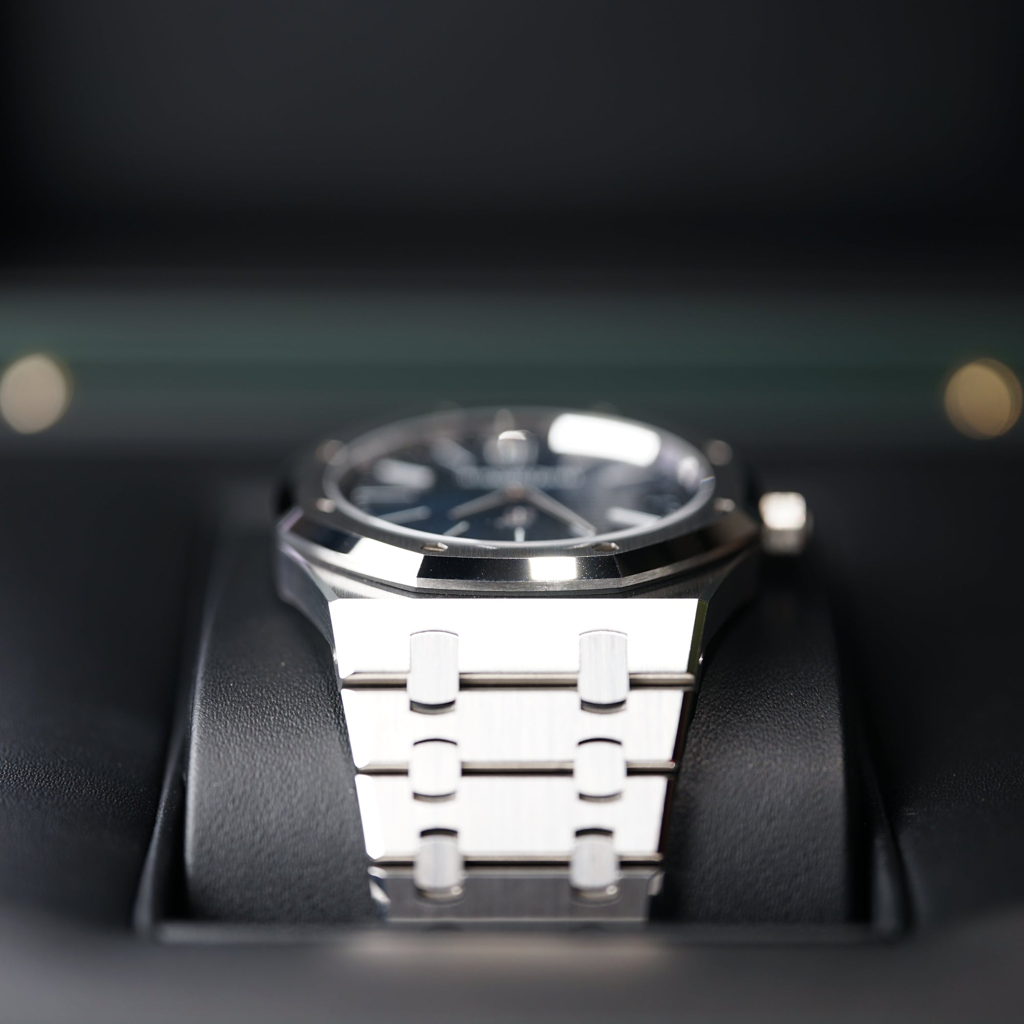 Audemars Piguet Royal Oak 39mm Bleu Nuit Nuage 50 Dial Stainless Steel 16202ST.OO.1240ST.01 - WATCHXNYC