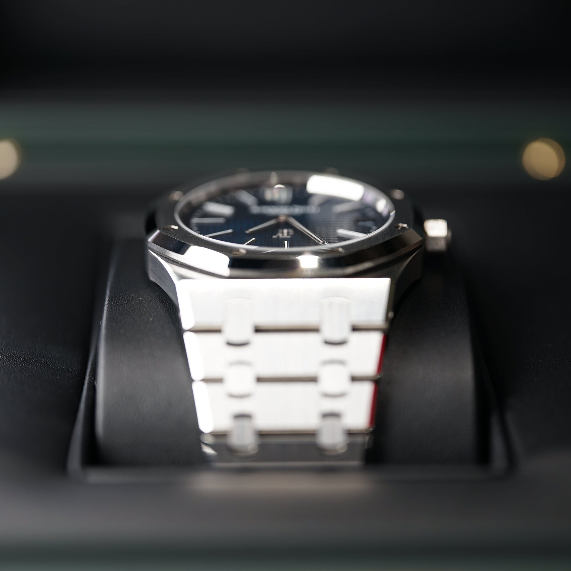 Audemars Piguet Royal Oak 39mm Bleu Nuit Nuage 50 Dial Stainless Steel 16202ST.OO.1240ST.01 - WATCHXNYC