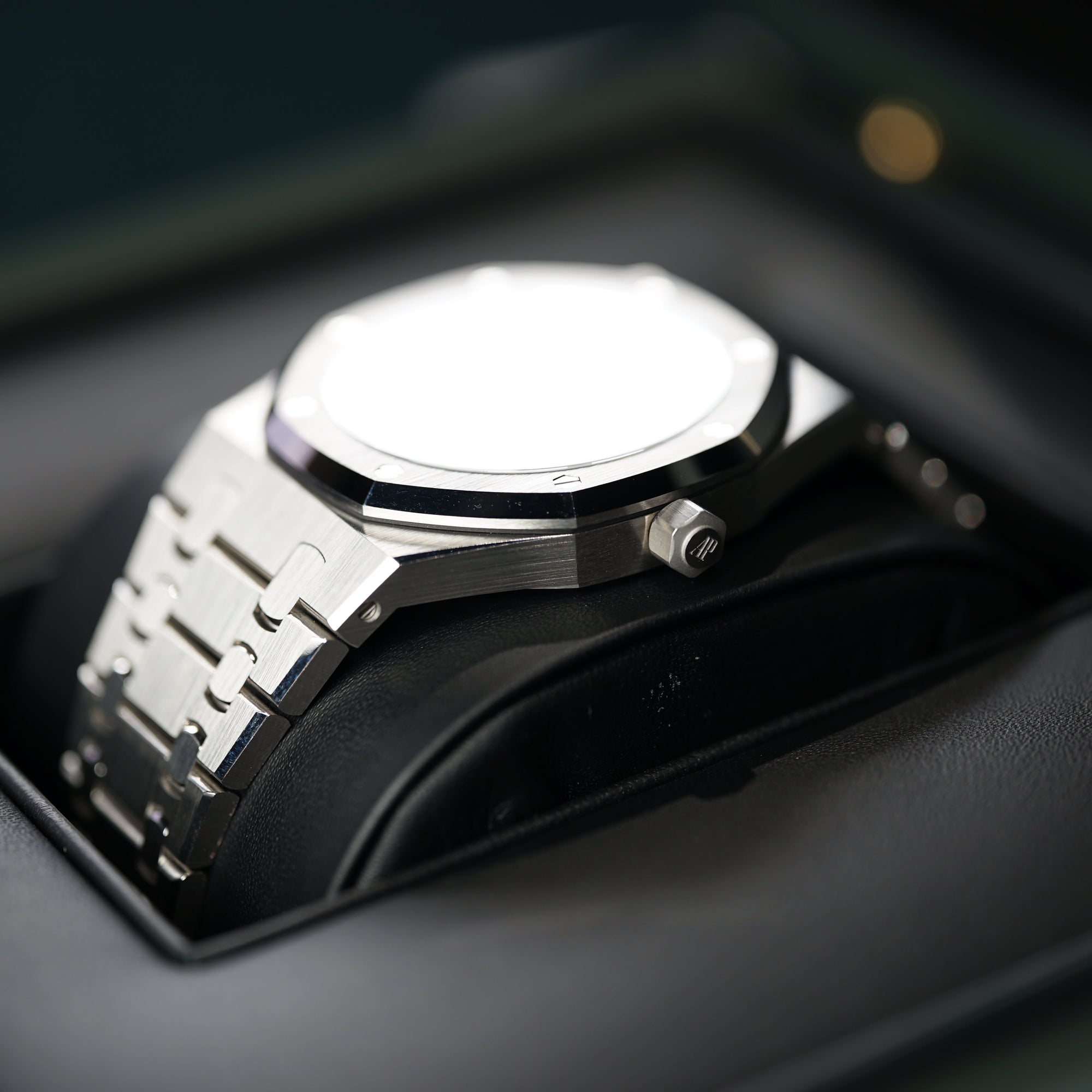Audemars Piguet Royal Oak 39mm Bleu Nuit Nuage 50 Dial Stainless Steel 16202ST.OO.1240ST.01 - WATCHXNYC
