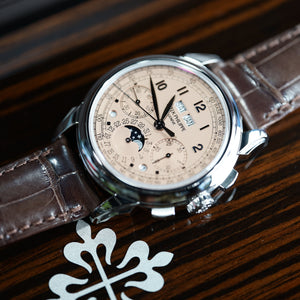Patek Philippe 5270P-001 Grand Complications 41mm Salmon Dial Platinum