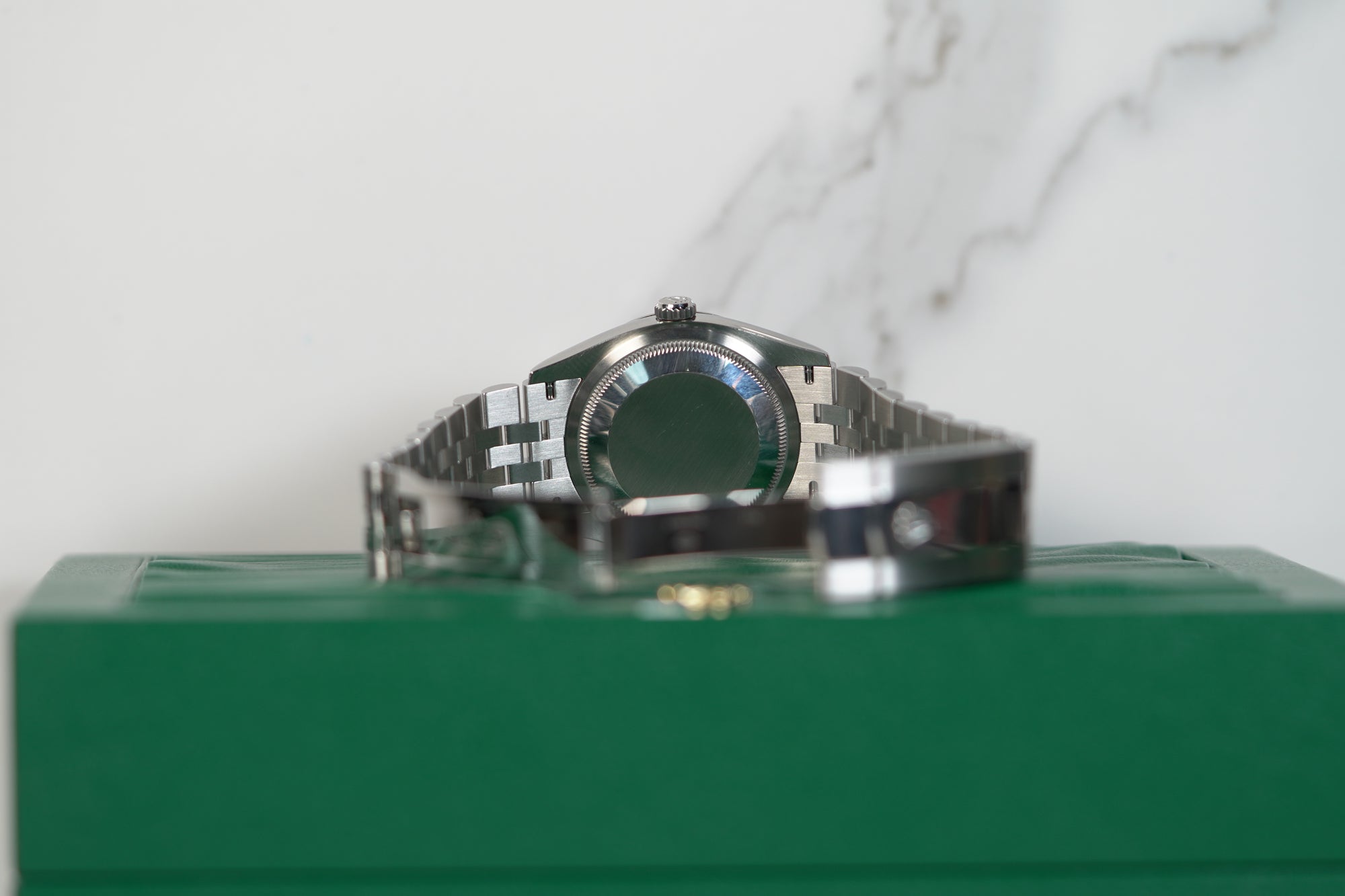 Rolex Datejust 36 36mm Bright Black Dial Oystersteel and White Gold Jubilee Bracelet 126234-0015 - WATCHXNYC