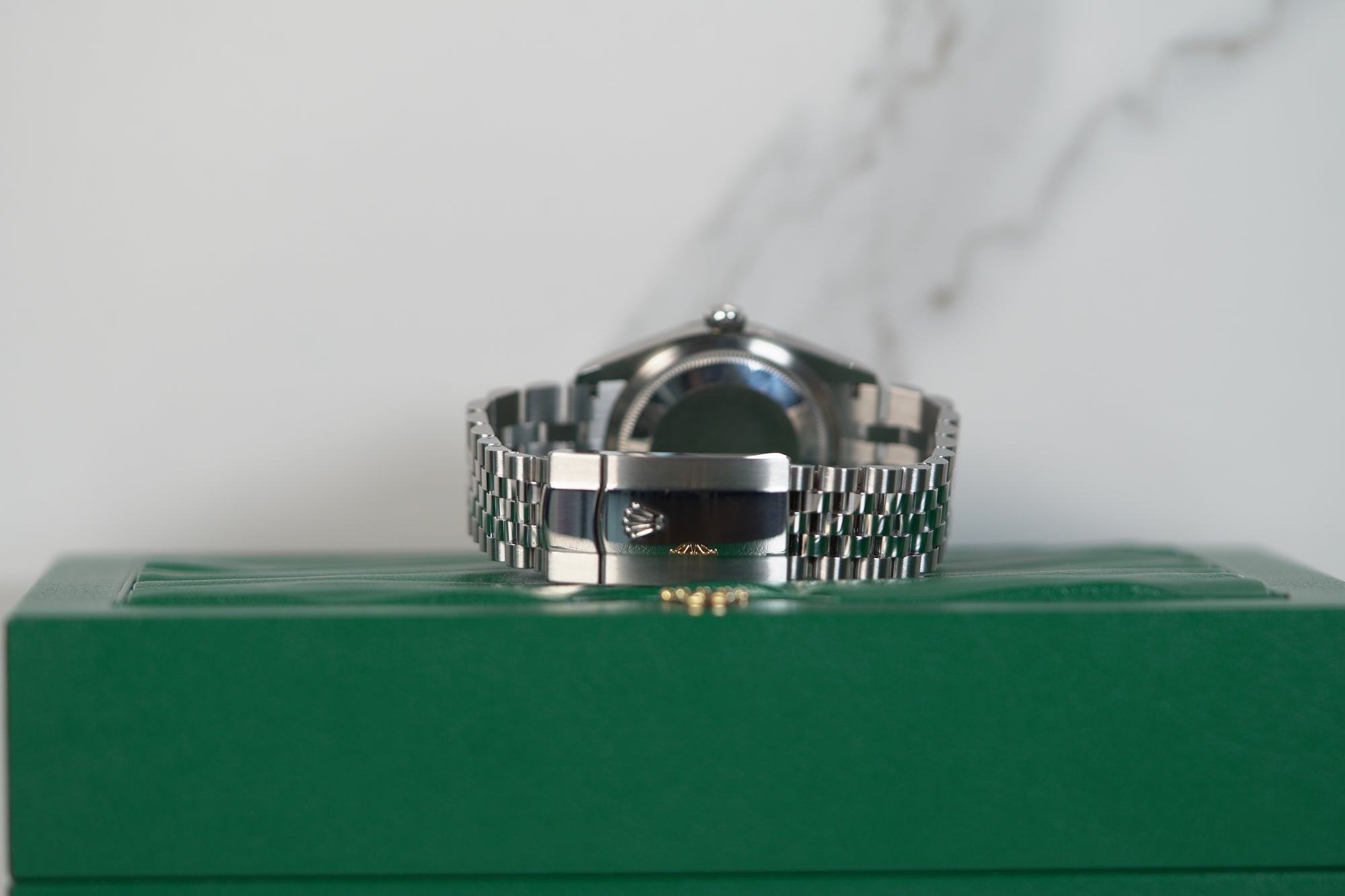 Rolex Datejust 36 36mm Bright Black Dial Oystersteel and White Gold Jubilee Bracelet 126234-0015 - WATCHXNYC