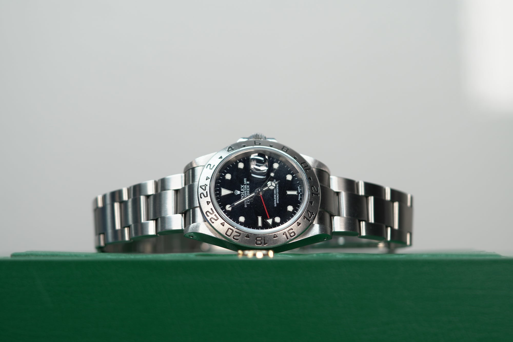 Rolex Explorer II 42 mm Esfera negra Brazalete Oyster de acero Oyster m226570-0002 
