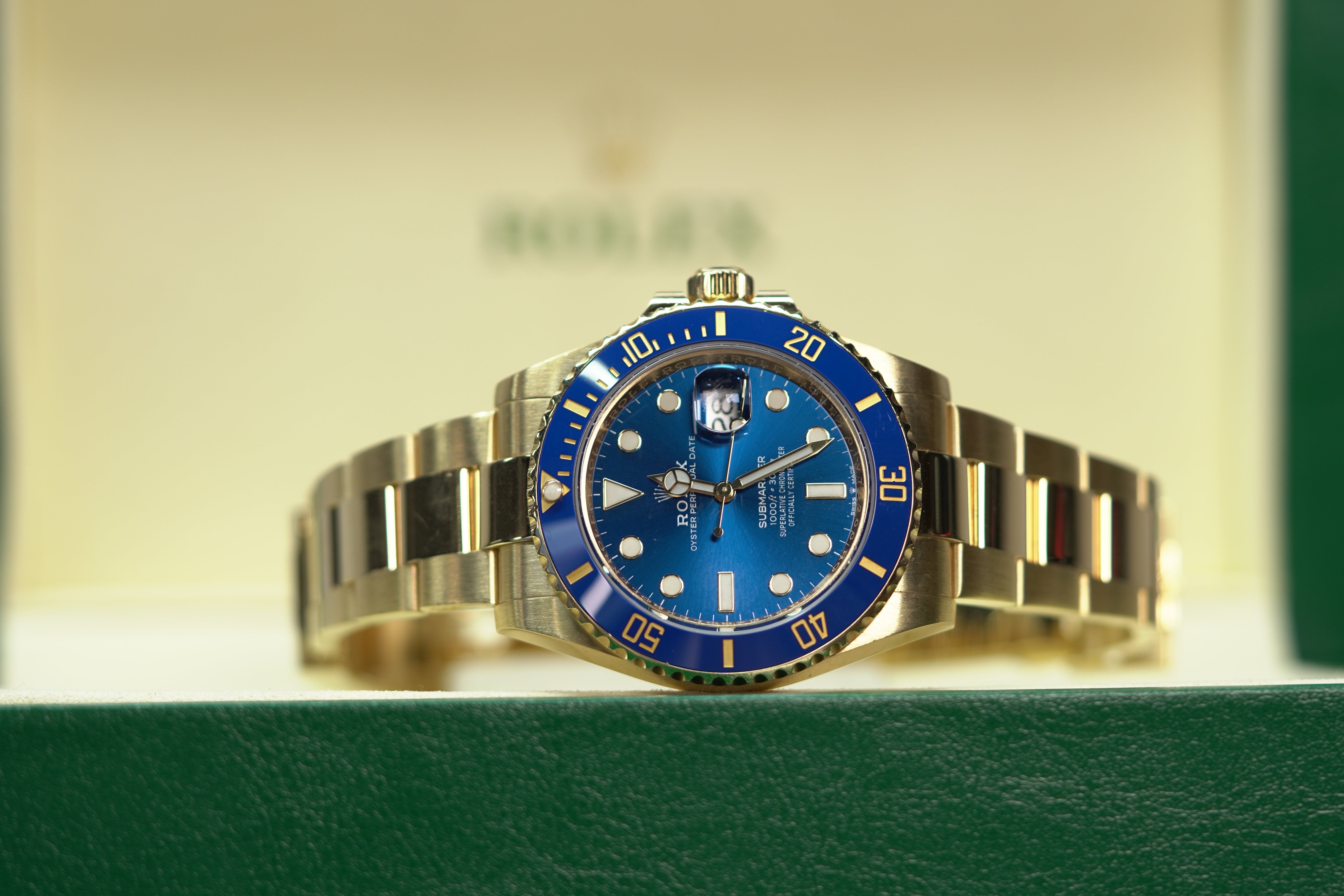 ROLEX SUBMARINER 青 ダイヤル ロレックス/サブマリーナデイト/青サブ/グレーアルビノダイヤル/Rolex