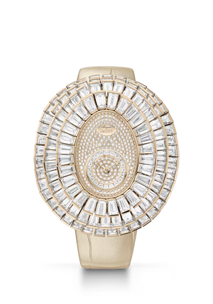 Breguet Les Jardins du Petit Trianon Gold Dial 18K Breguet Gold Beige Alligator Leather Strap  GJE25BH20.8985DB