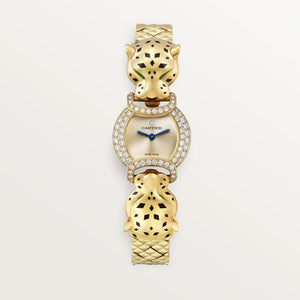 Cartier La Panthère Gold Dial 18K Yellow Gold Bracelet 22.2 mm HPI01731