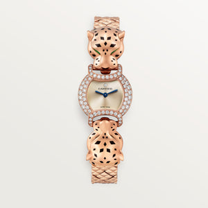 Cartier La Panthère Rose Dial 18K Rose Gold Bracelet 22.2 mm HPI01732